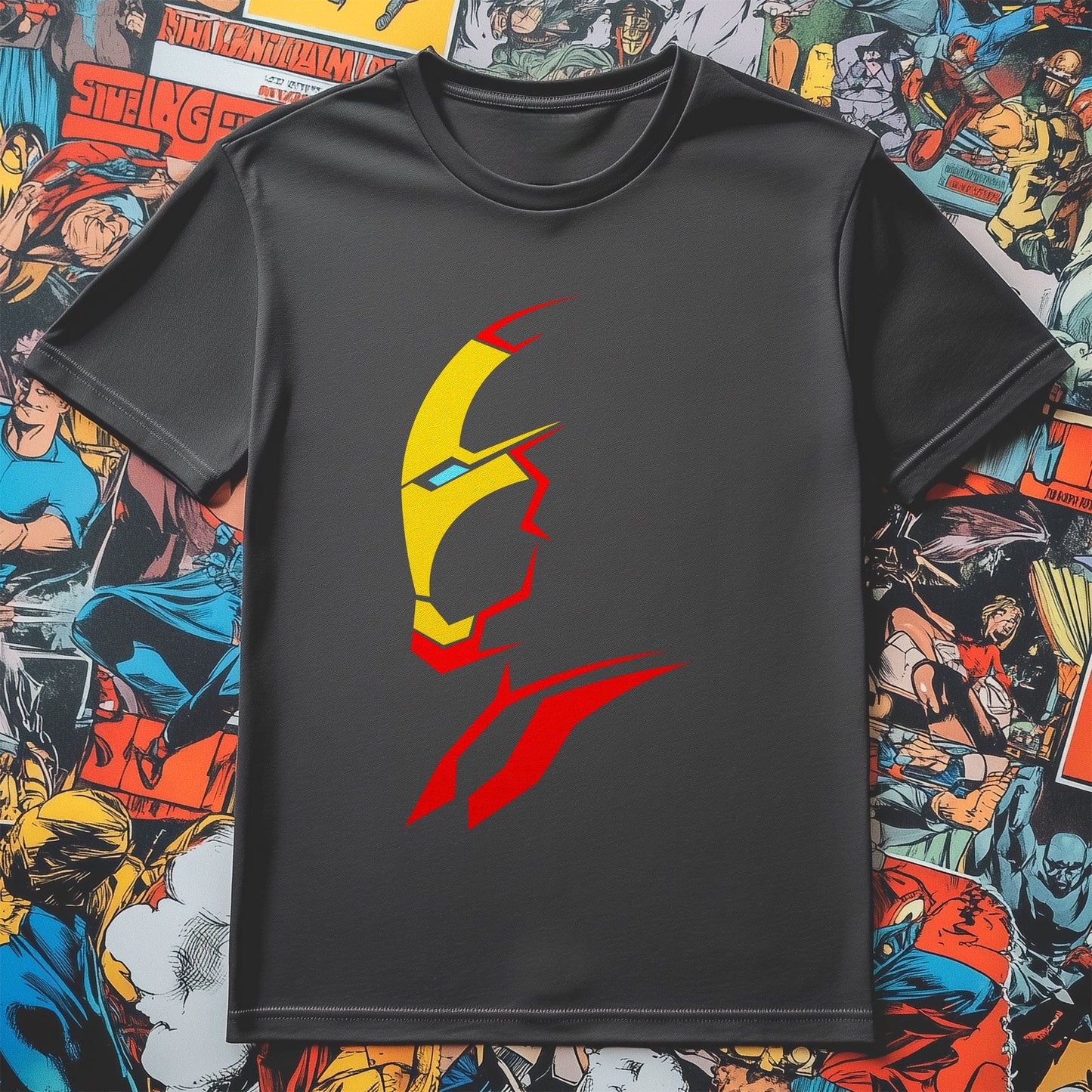 Iron Man Shadow Mask T-Shirt