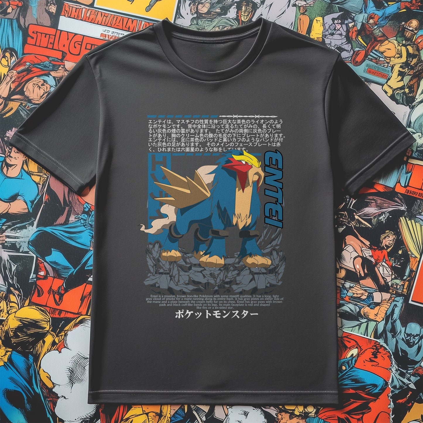 P4 Pok√©mon Entei t-shirt