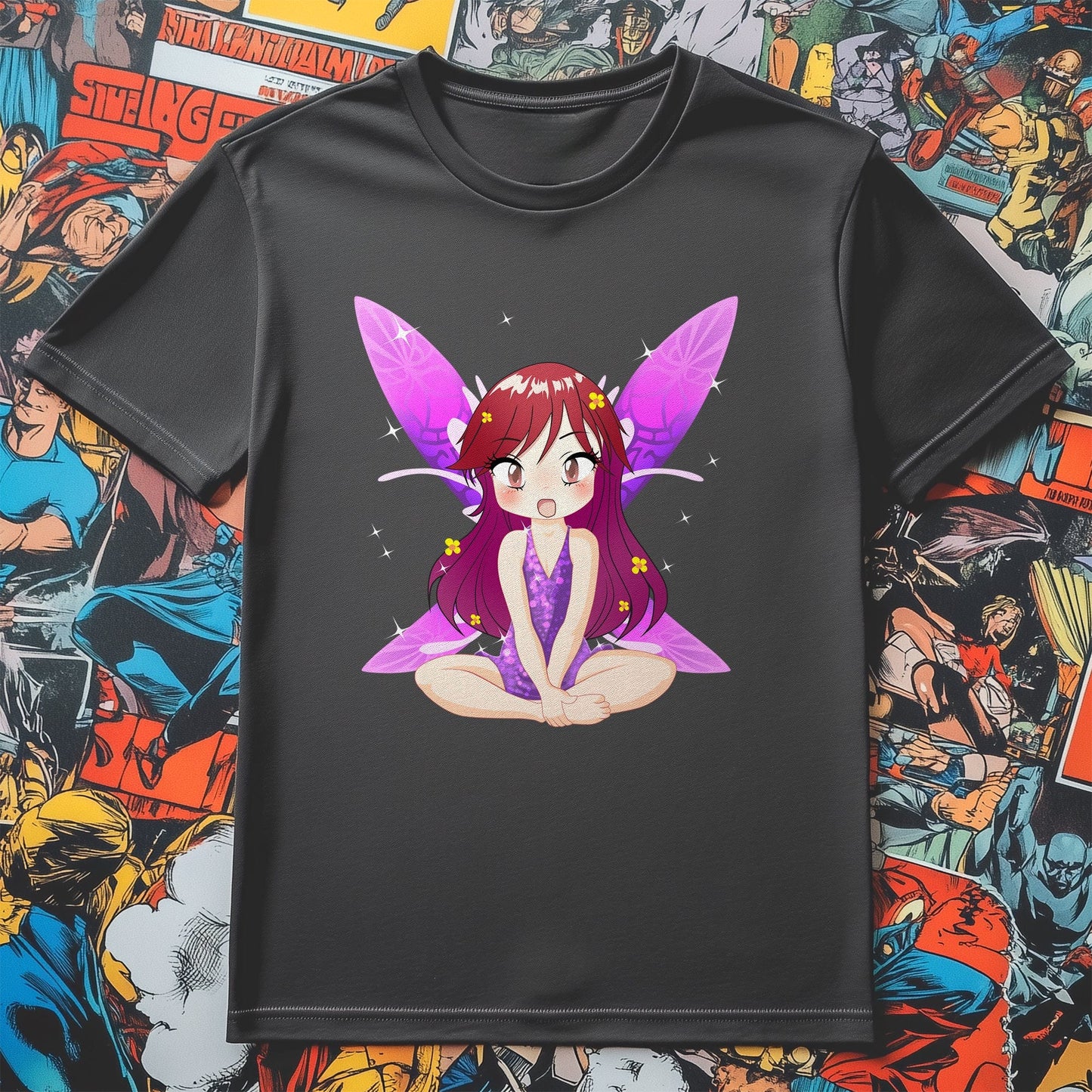 Magical Fairy Girl Long Sleeve T-Shirt