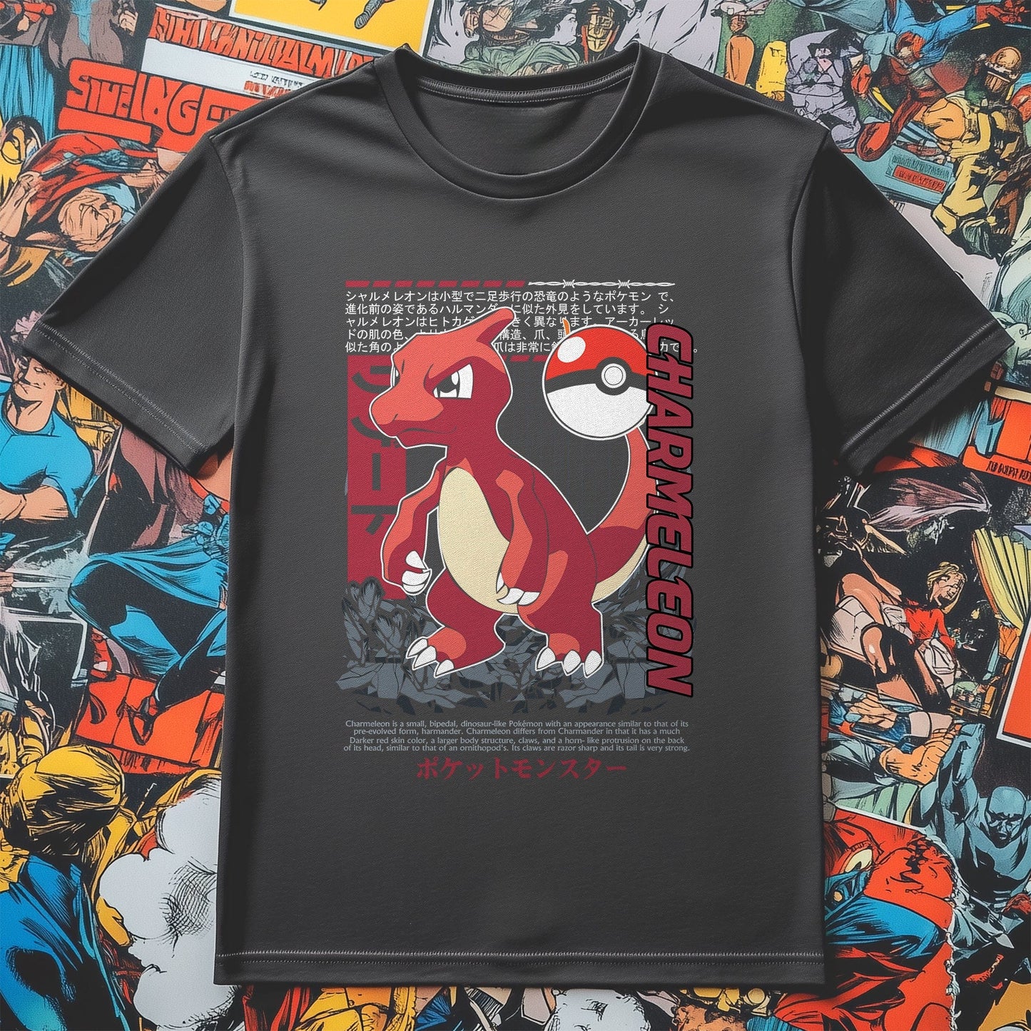 Charmeleon on Fire t-shirt ‚Äì Catch