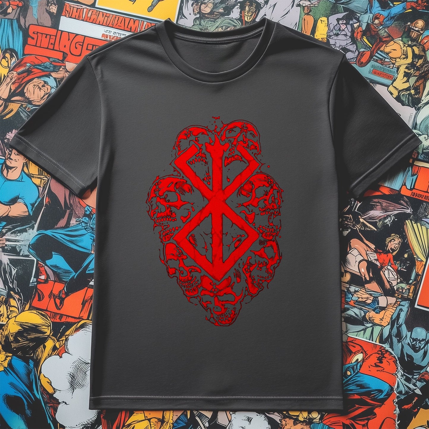 Berserk des 18 T-Shirt Skulls