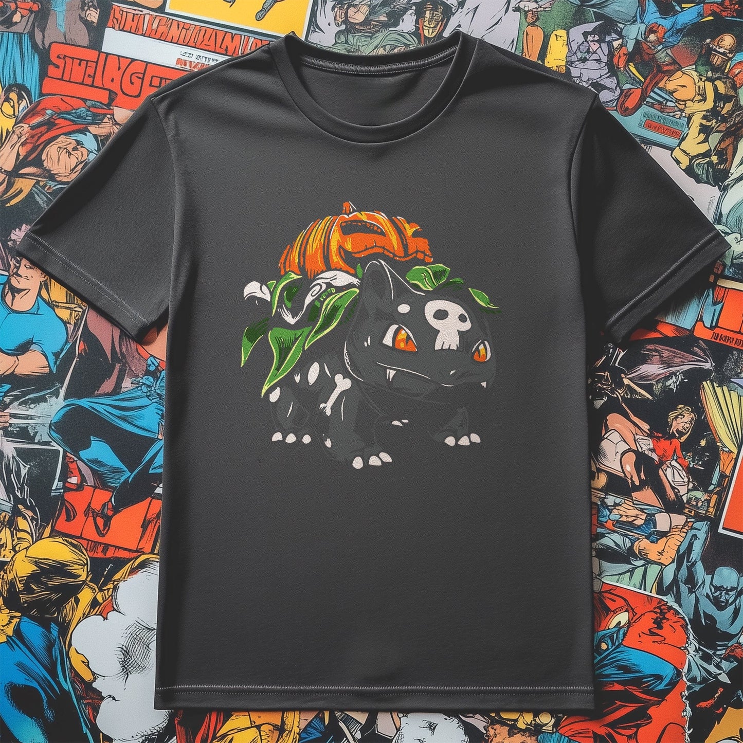 Cute Halloween Bulbasaur T-Shirt
