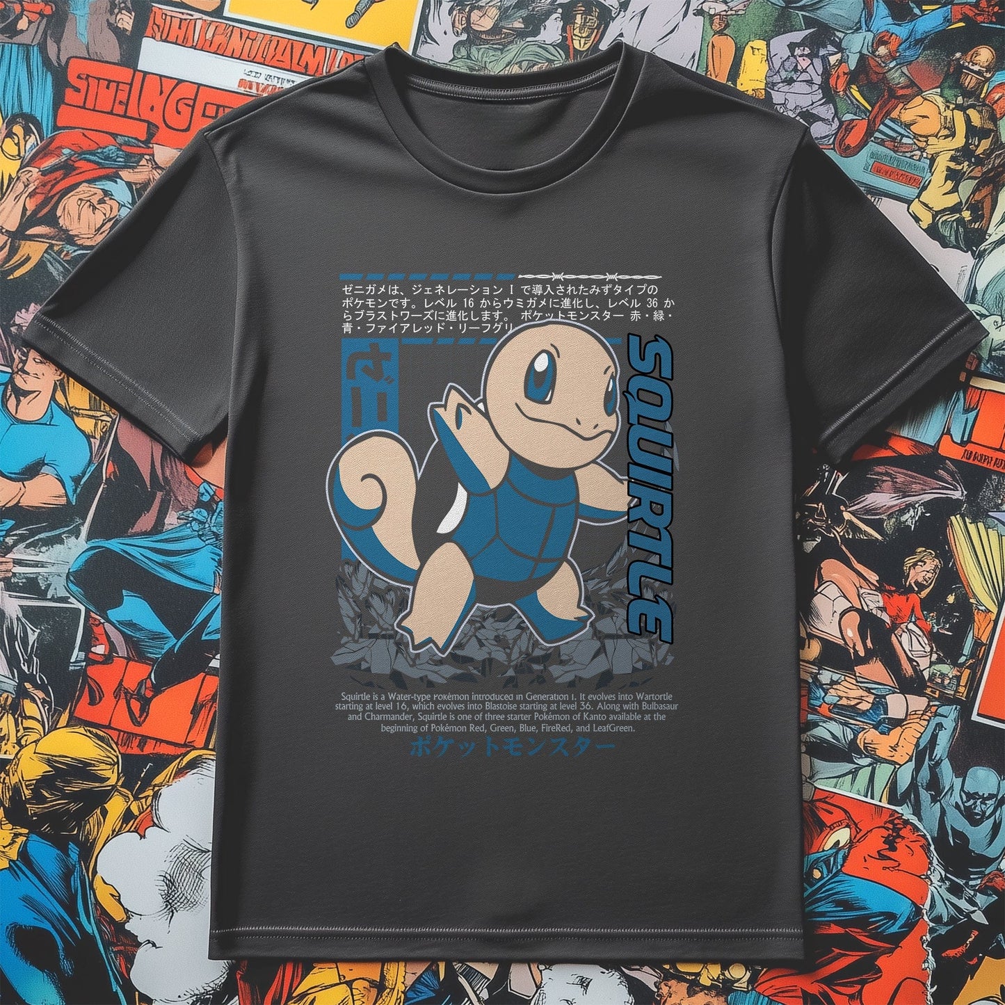 Squirtle Shenanigans T-shirt