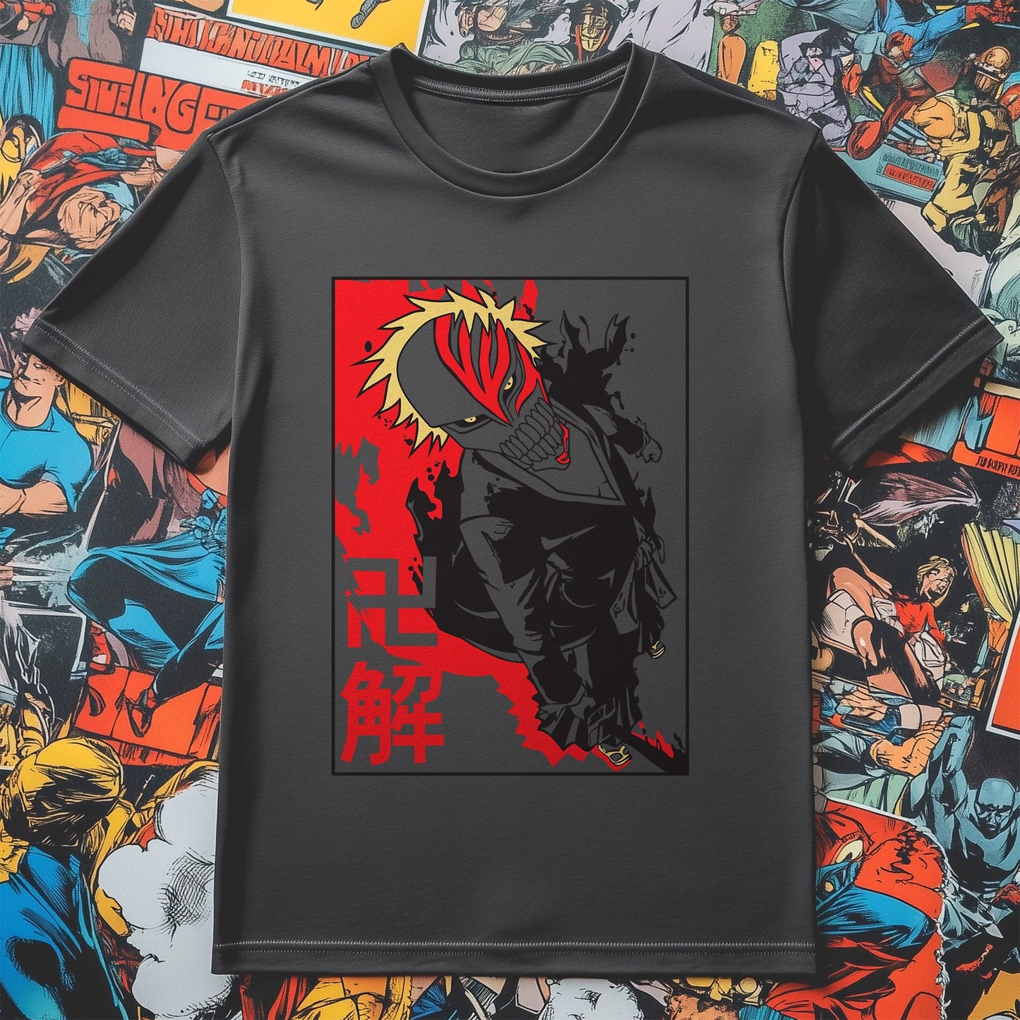 Bleach Skull T-Shirt - Demonic Humor