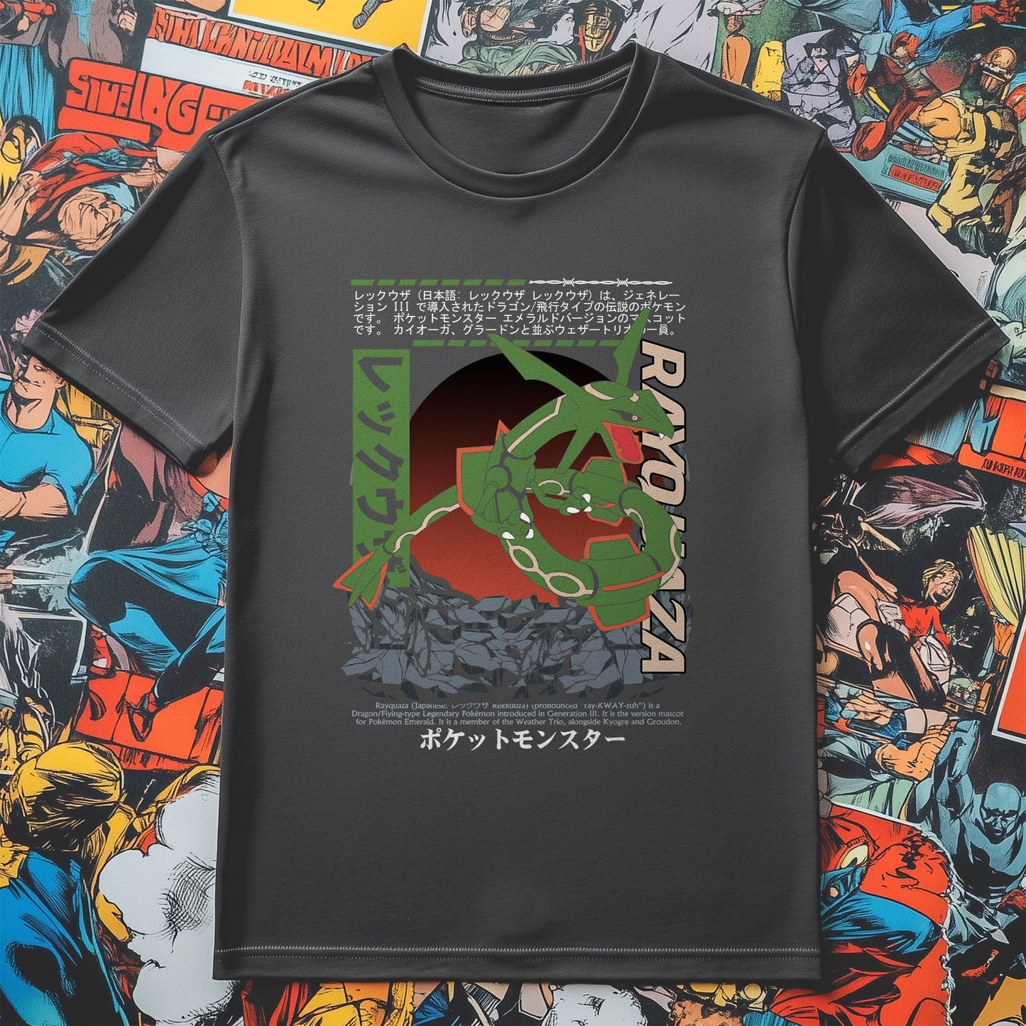 P4 Pok√©mon Rayquaza6 T-Shirt