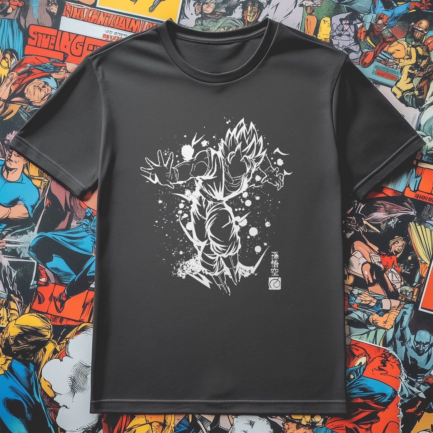 Goku Distressed T-shirt