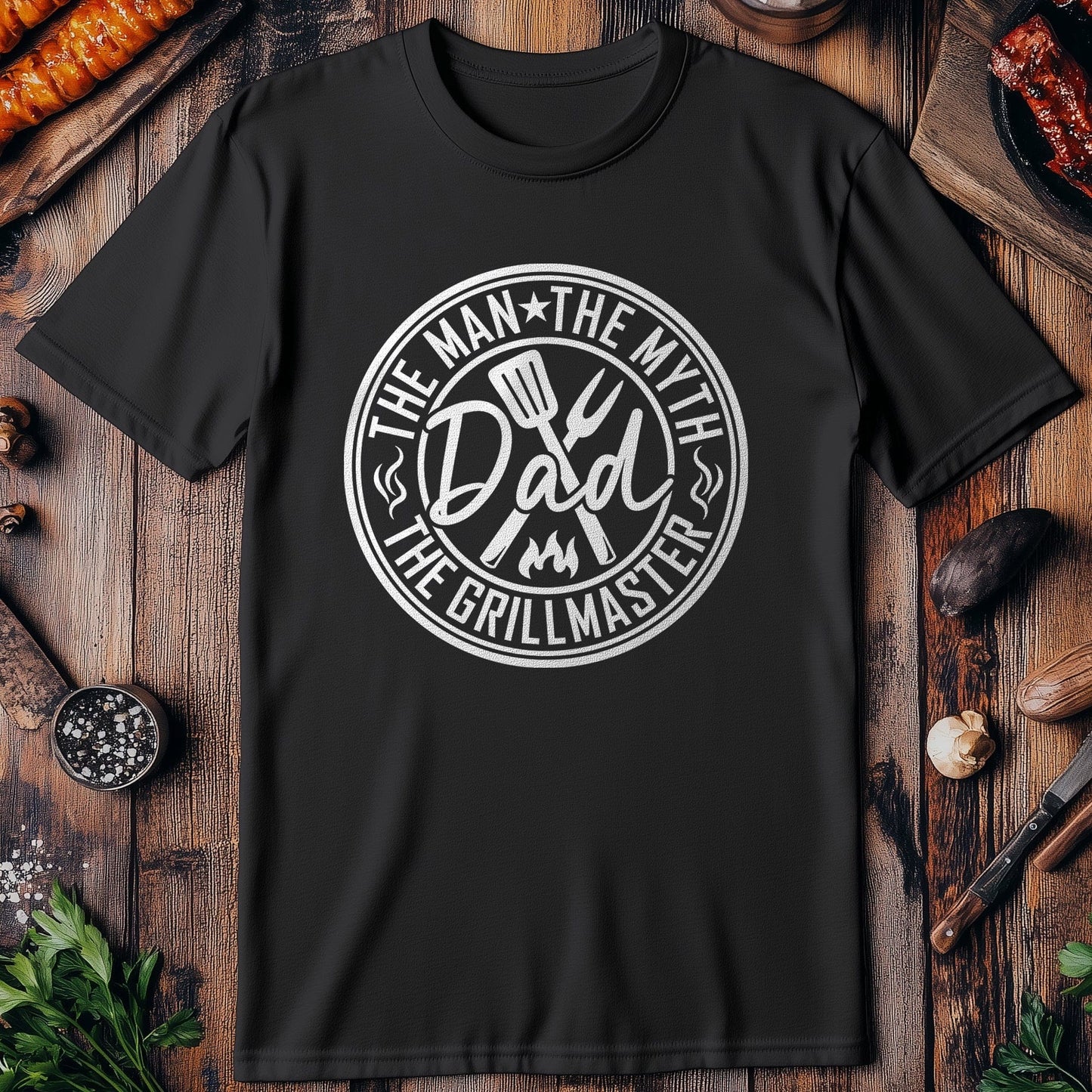 Man Myth Grill T-Shirt