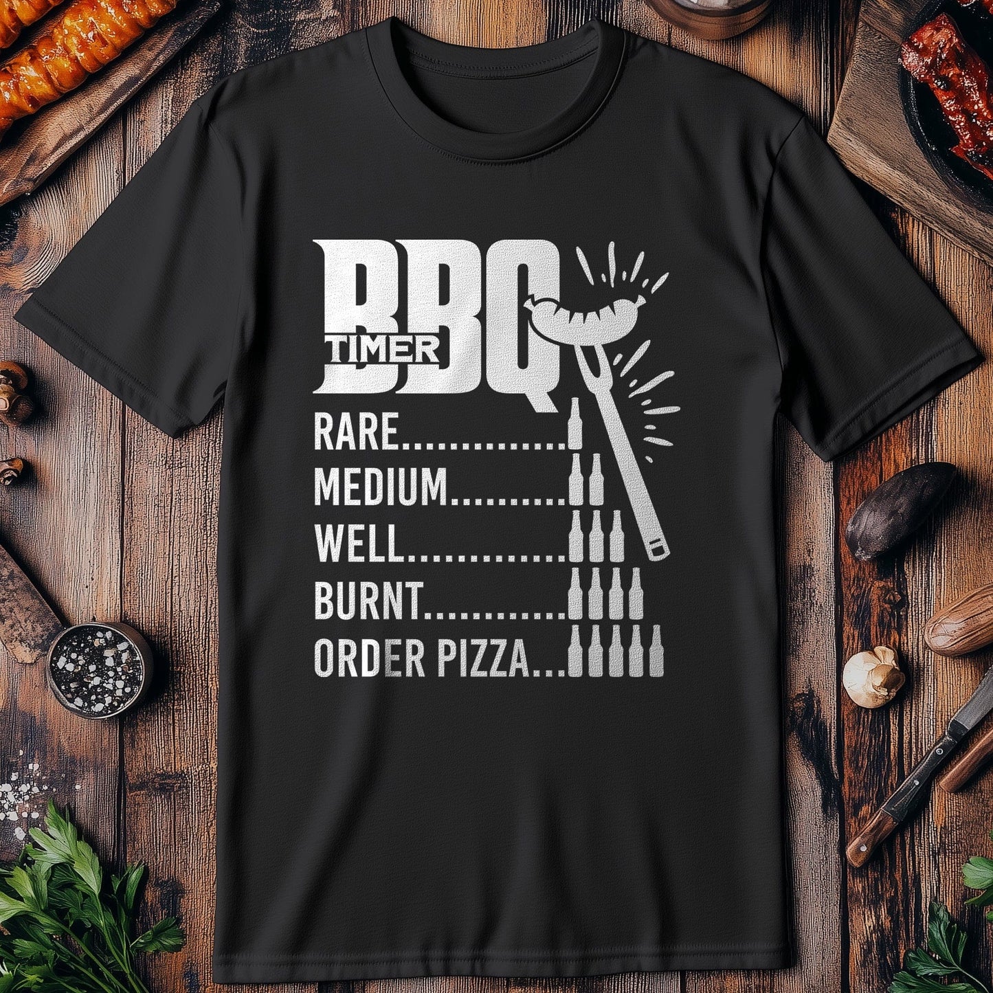 BBQ Timer Sausage T-Shirt