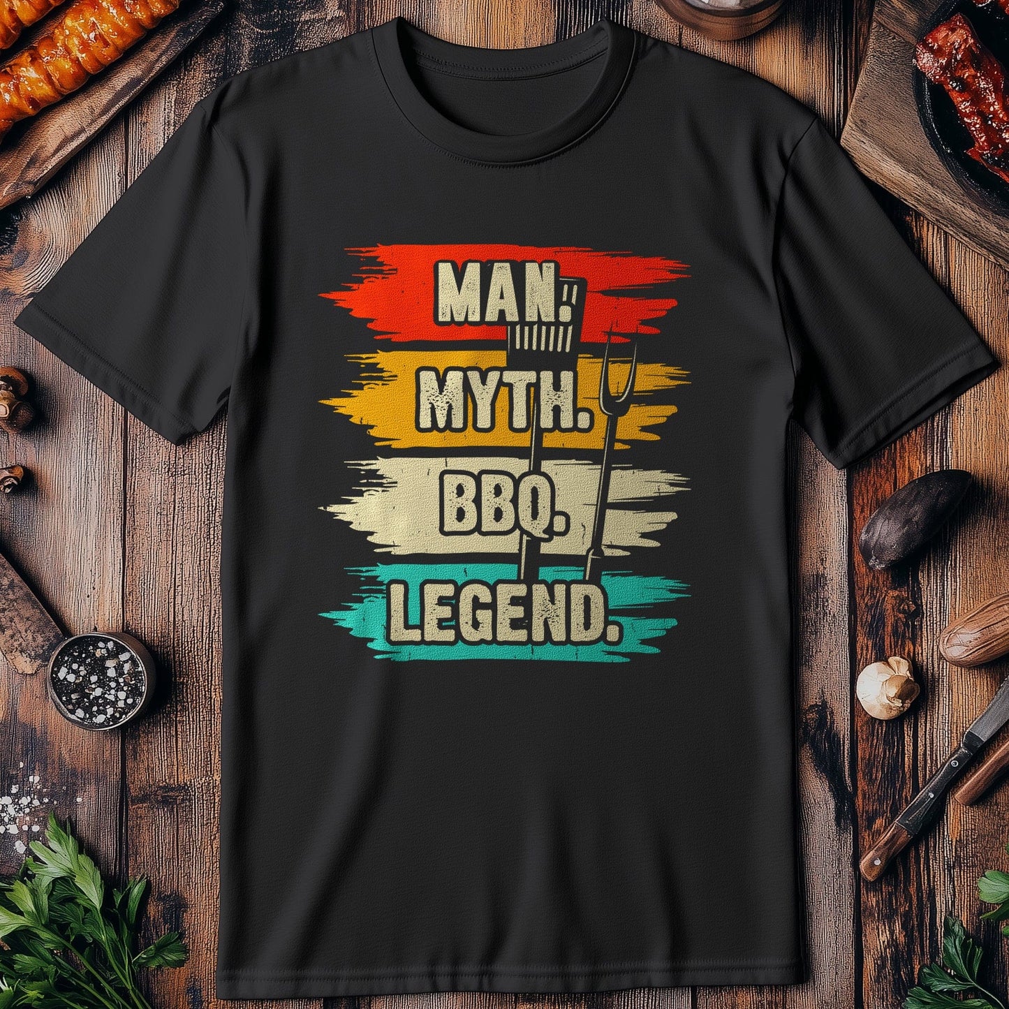 Man-Myth-BBQ-Lege T-Shirt