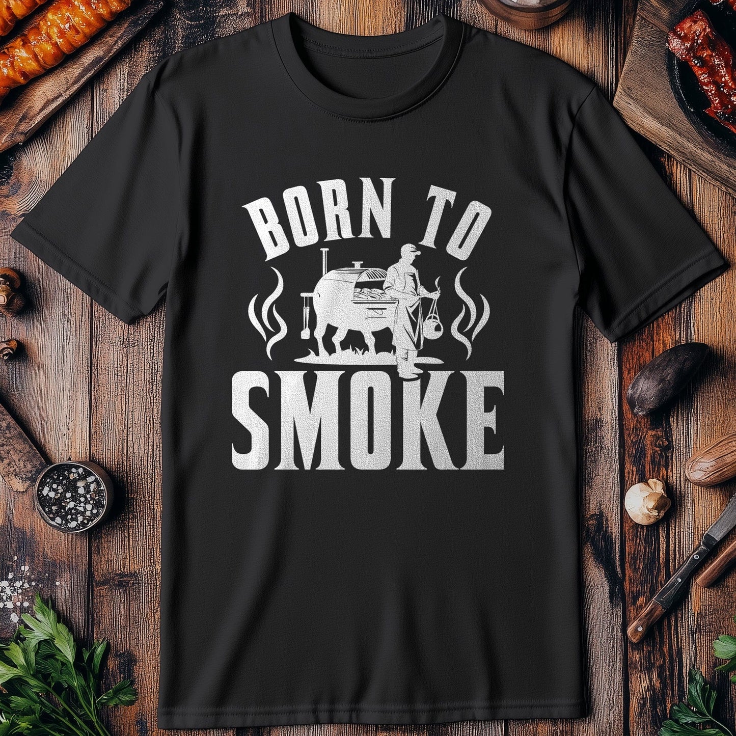 Born to Smoke BBQ T-Shirt