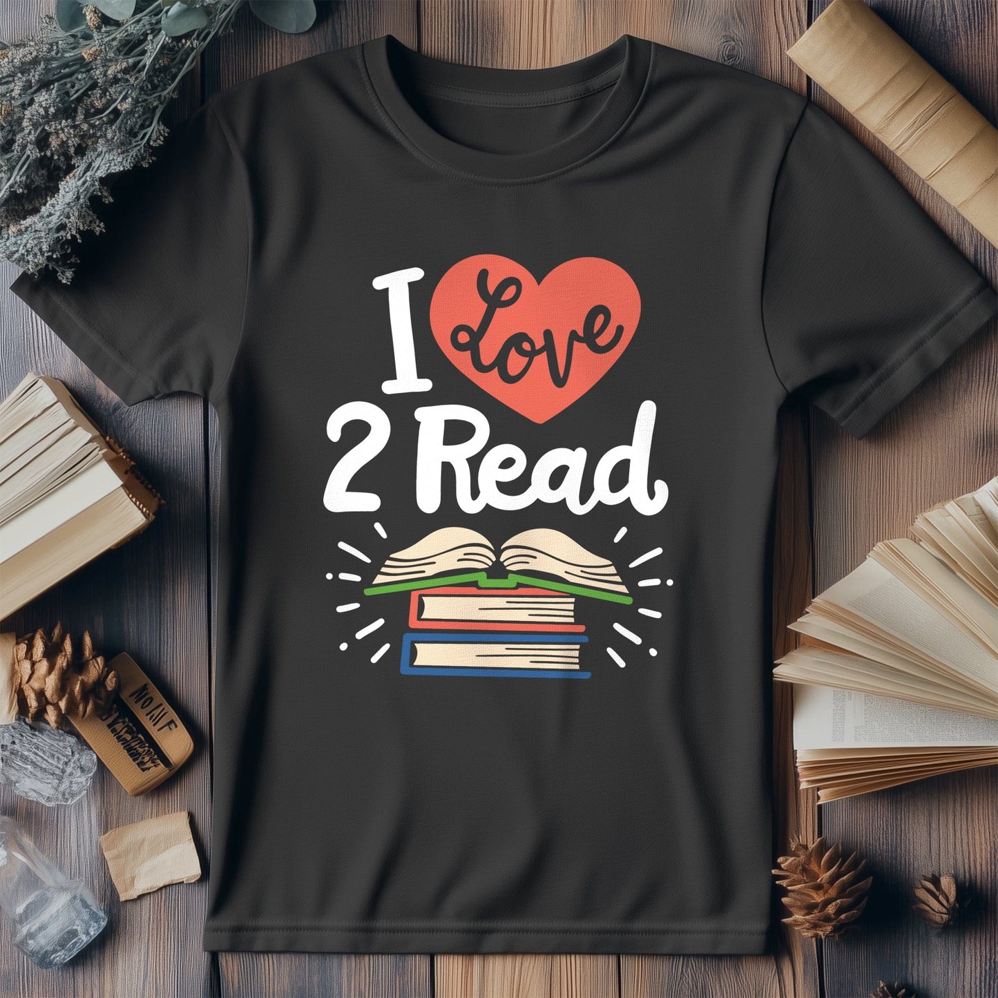 Love 2 Read  Kids Tee