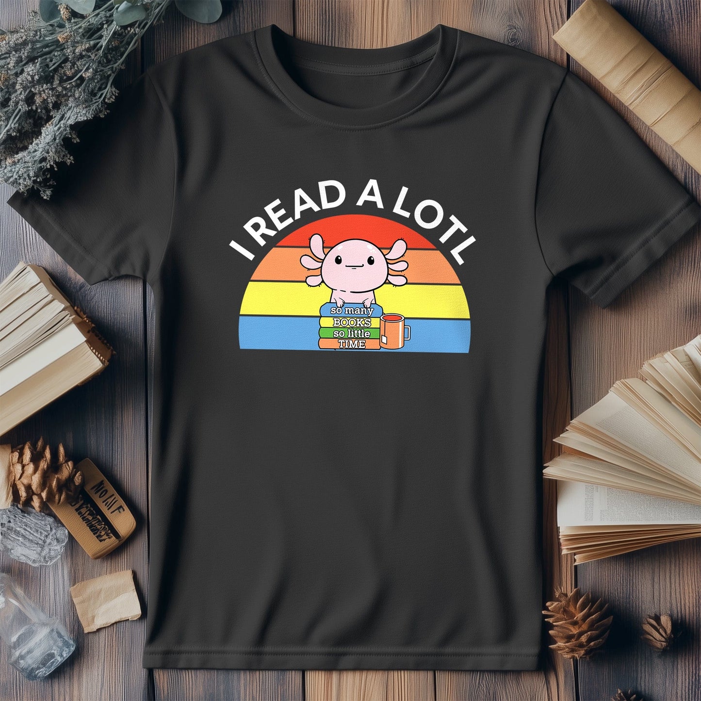 Axolotl Read Time  Kids Tee