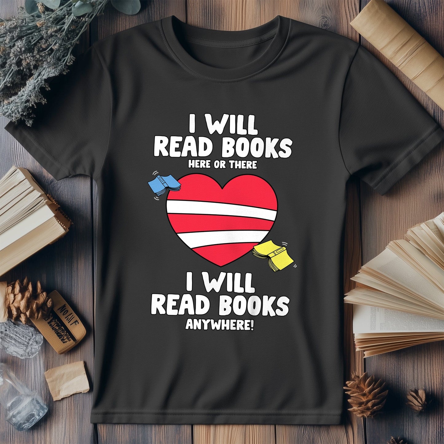 Read Here or There!  Kids Tee