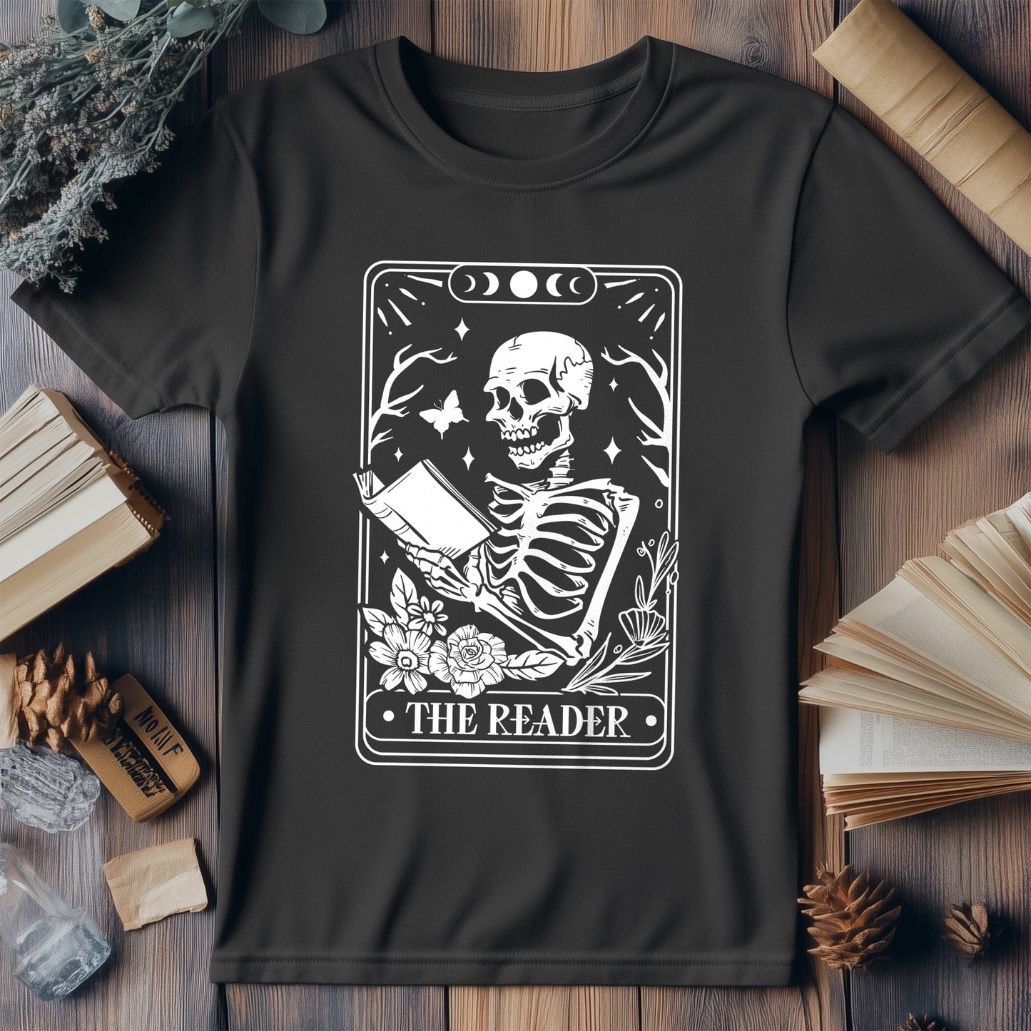Tarot Reader Skeleton T-Shirt