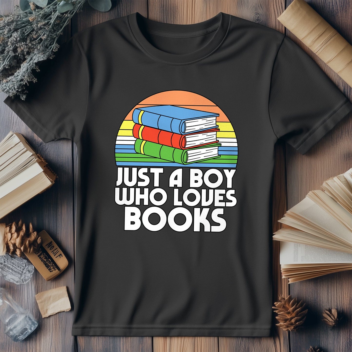 Boy Who Loves Books T-shirt