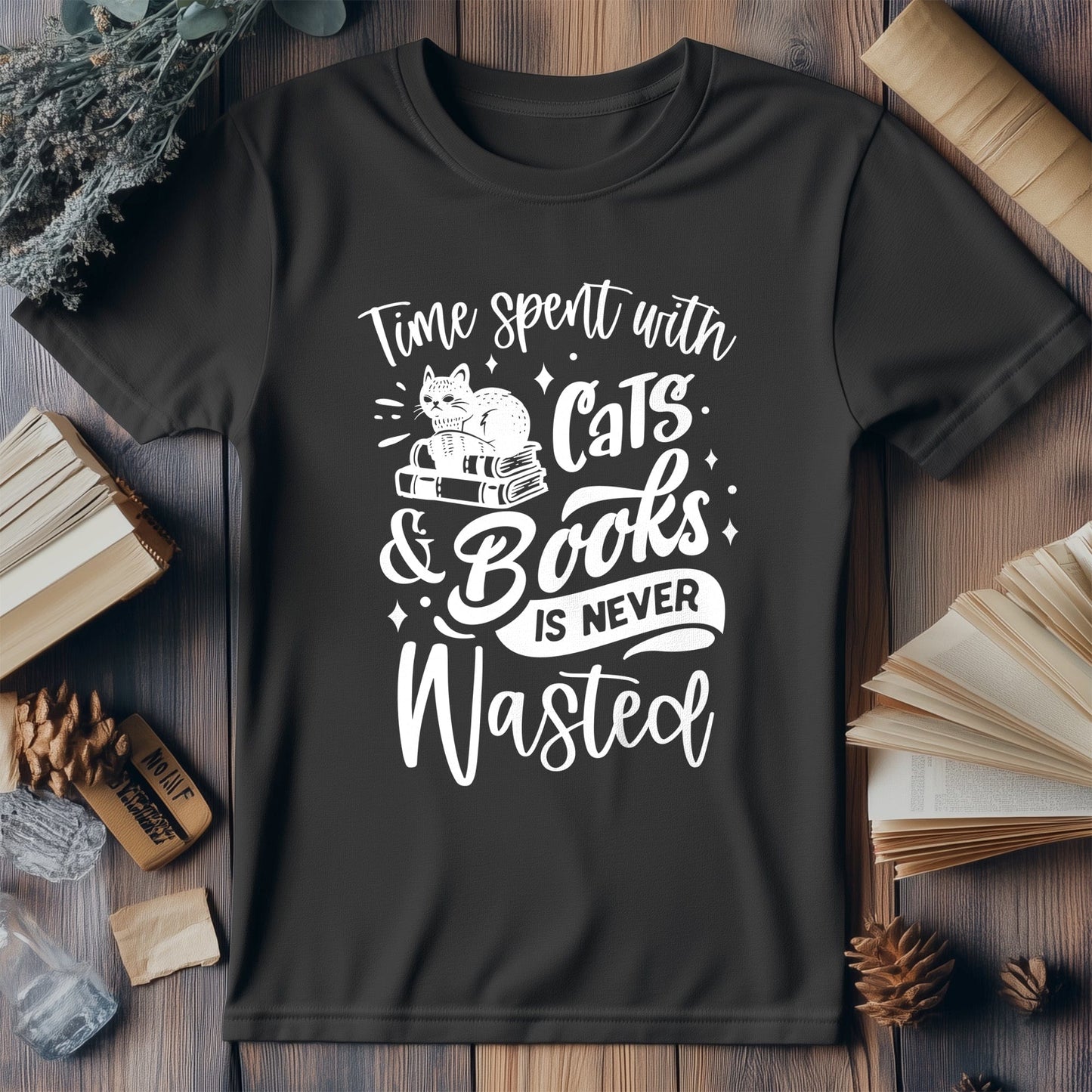 Time Spent with Whiskers T-Shirt