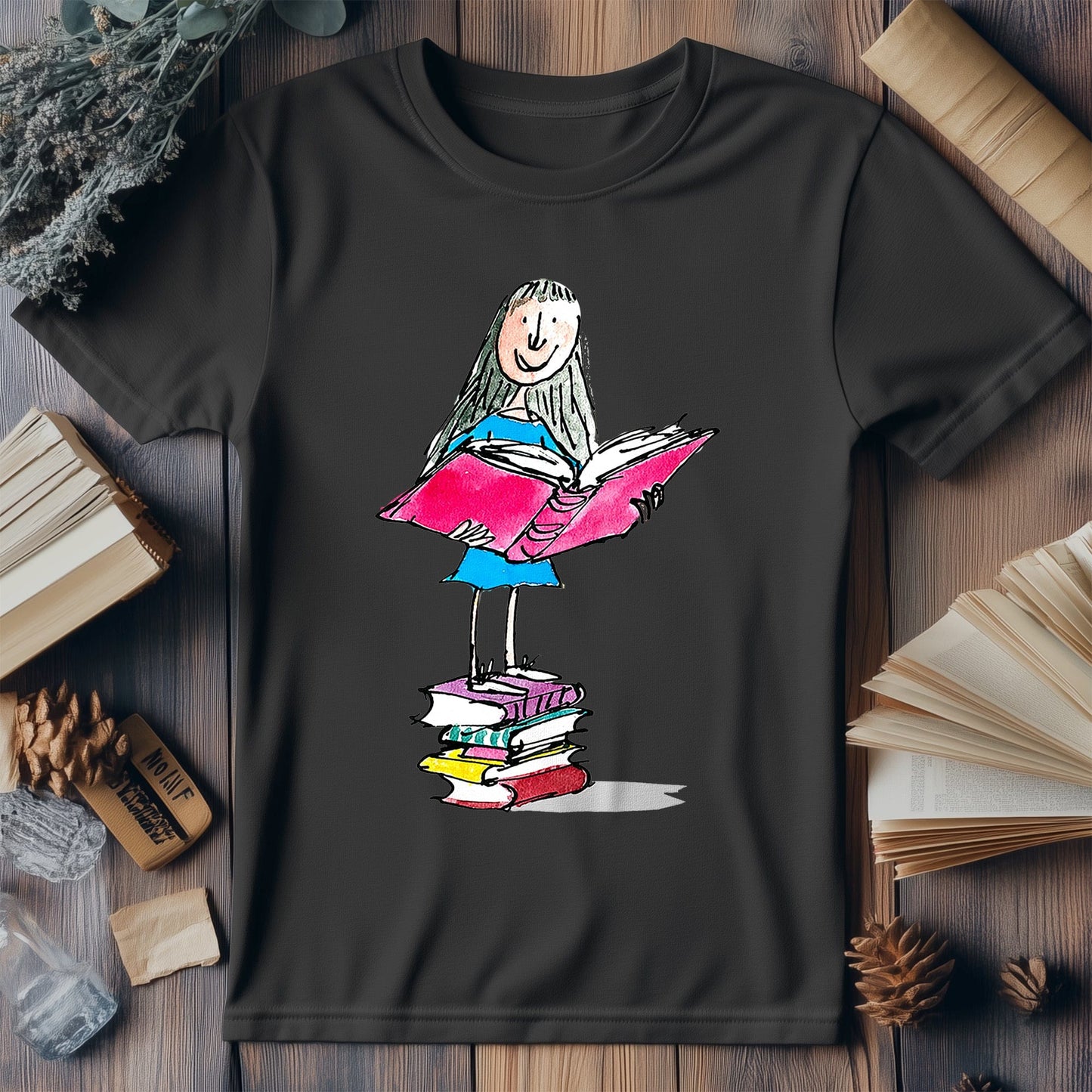Matilda: Master of Books Kids Tee