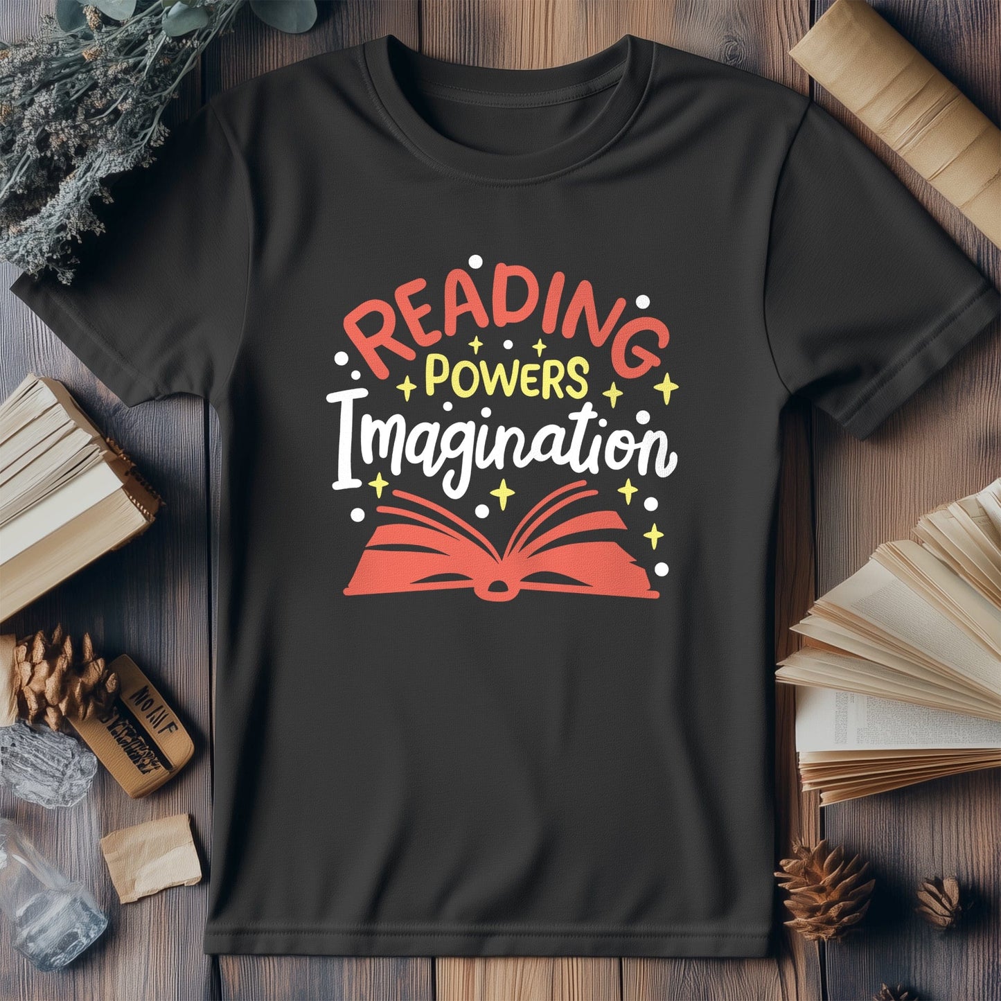 Reading Powers Imagination T-Shirt