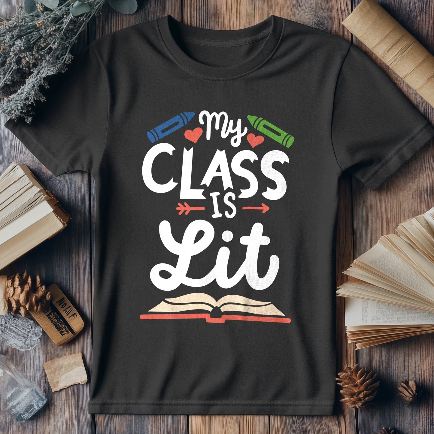 My Class is Lit  Kids Tee