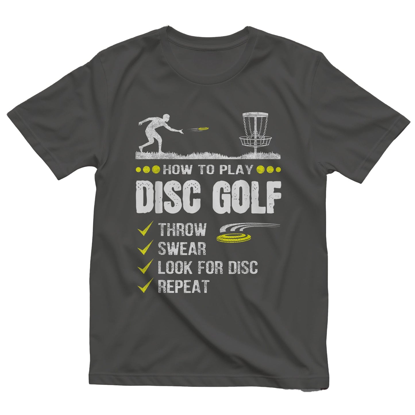 How to Play Disc Golf Frisbee Fun t-shirt