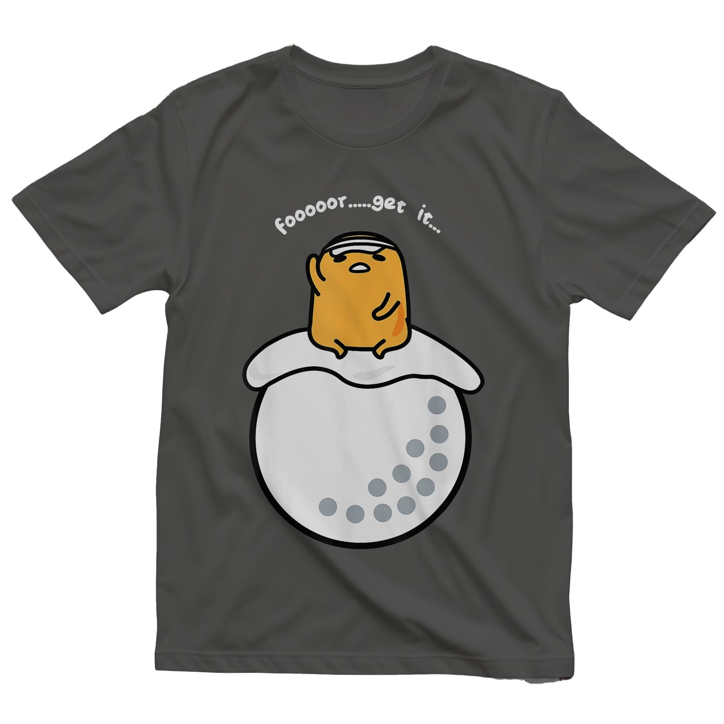 Gudetama Golf T-Shirt Fore! t-shirt