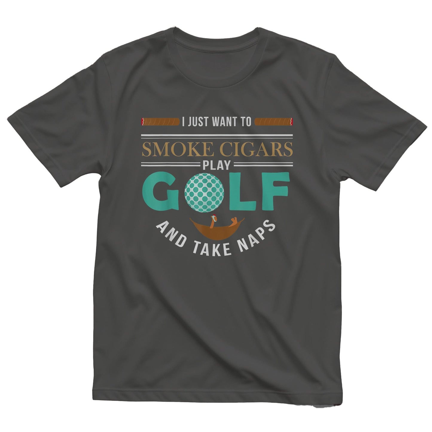 Just Wanna Smoke Cigars and Play t-shirt