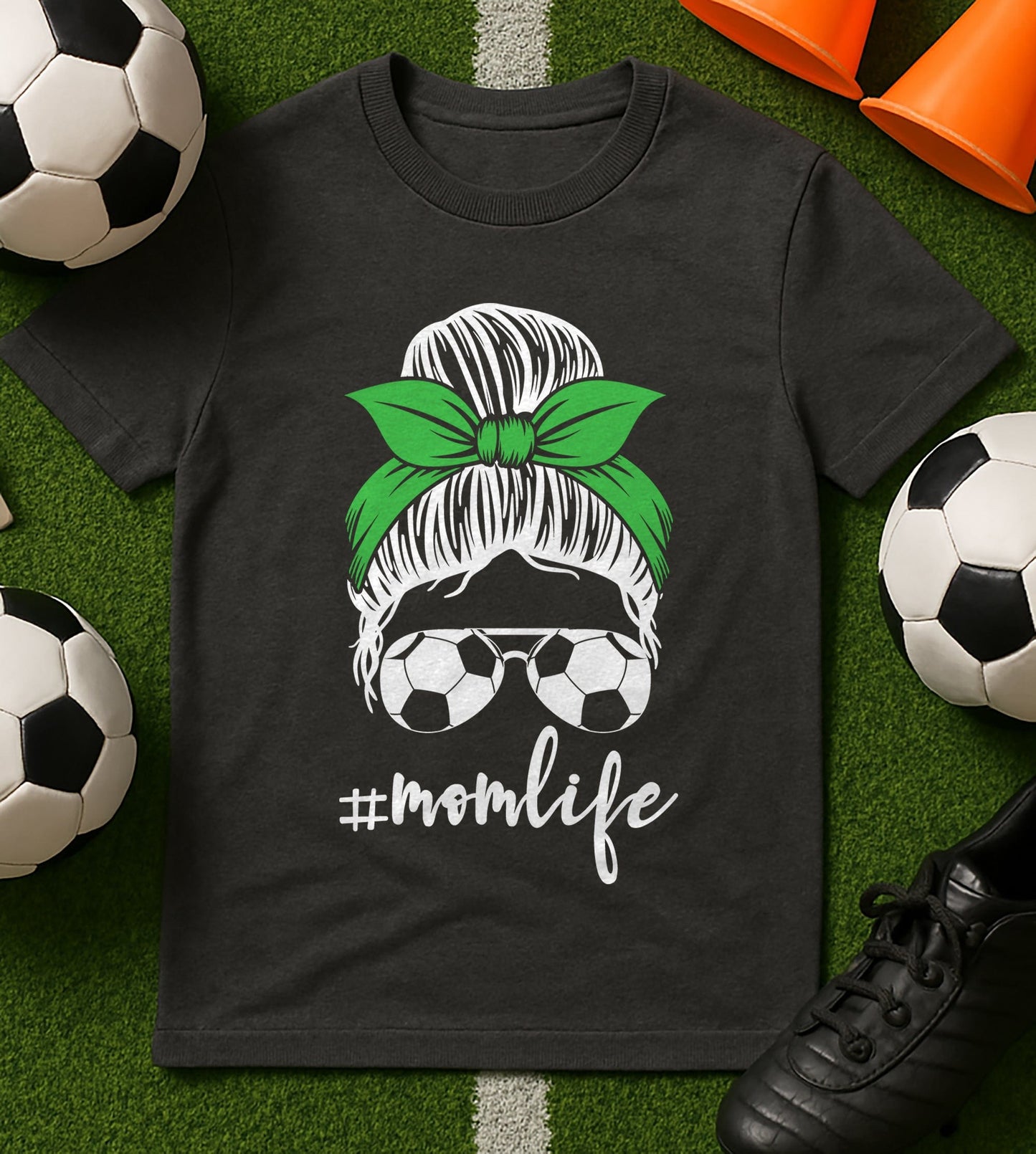 Mom Life Football T-Shirt