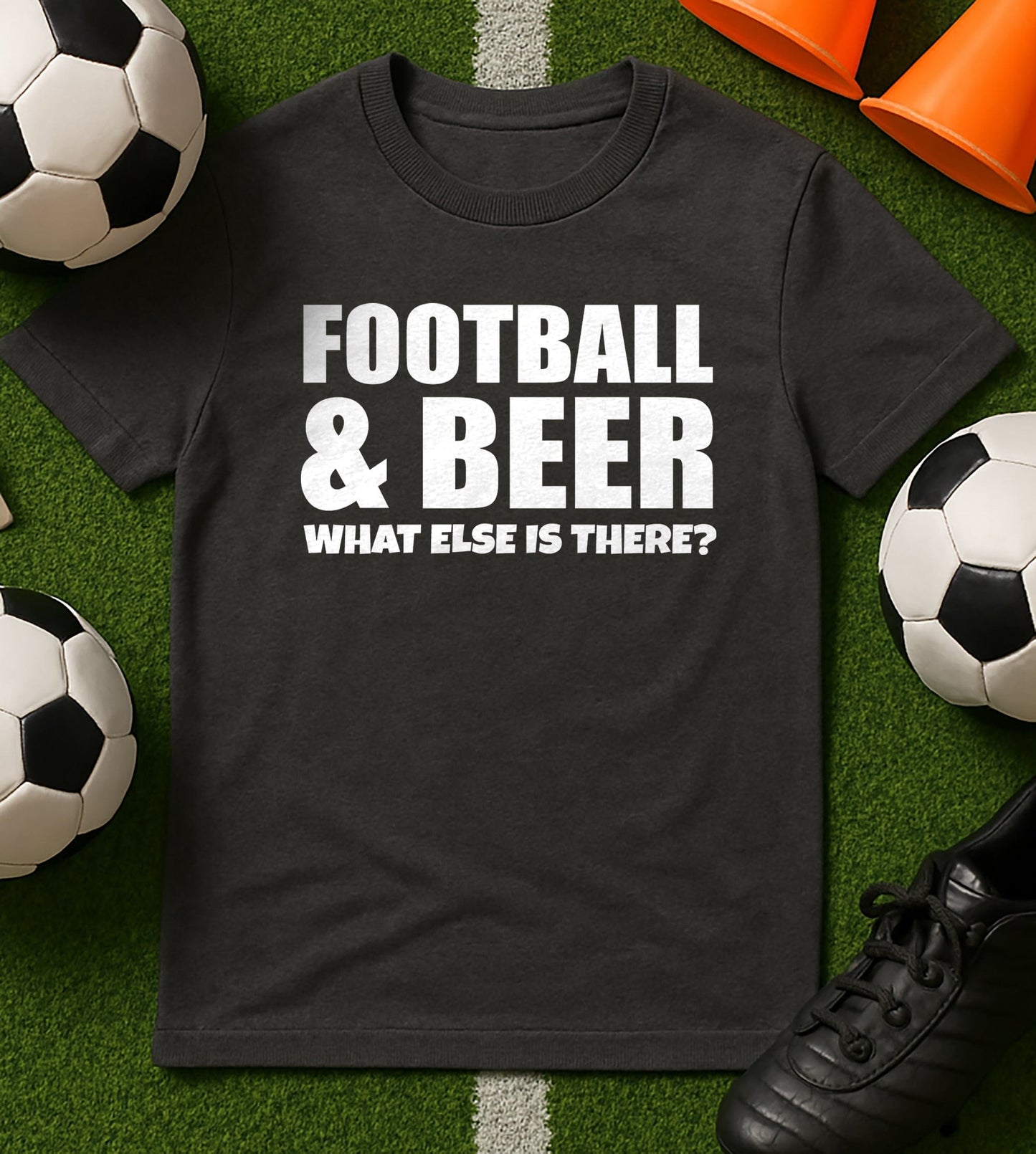 Football, Beer, T-Shirt