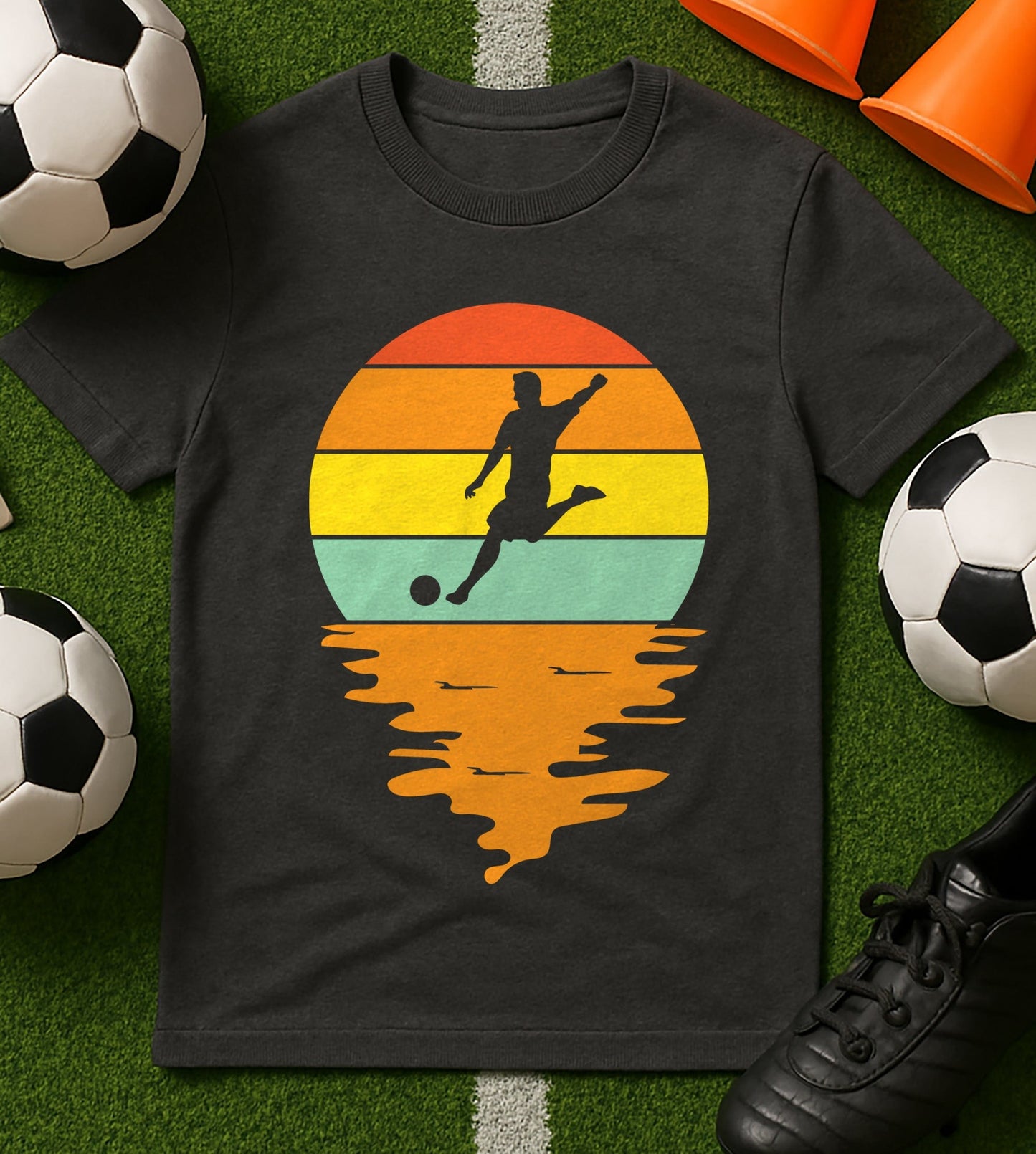 Football Melting T-Shirt