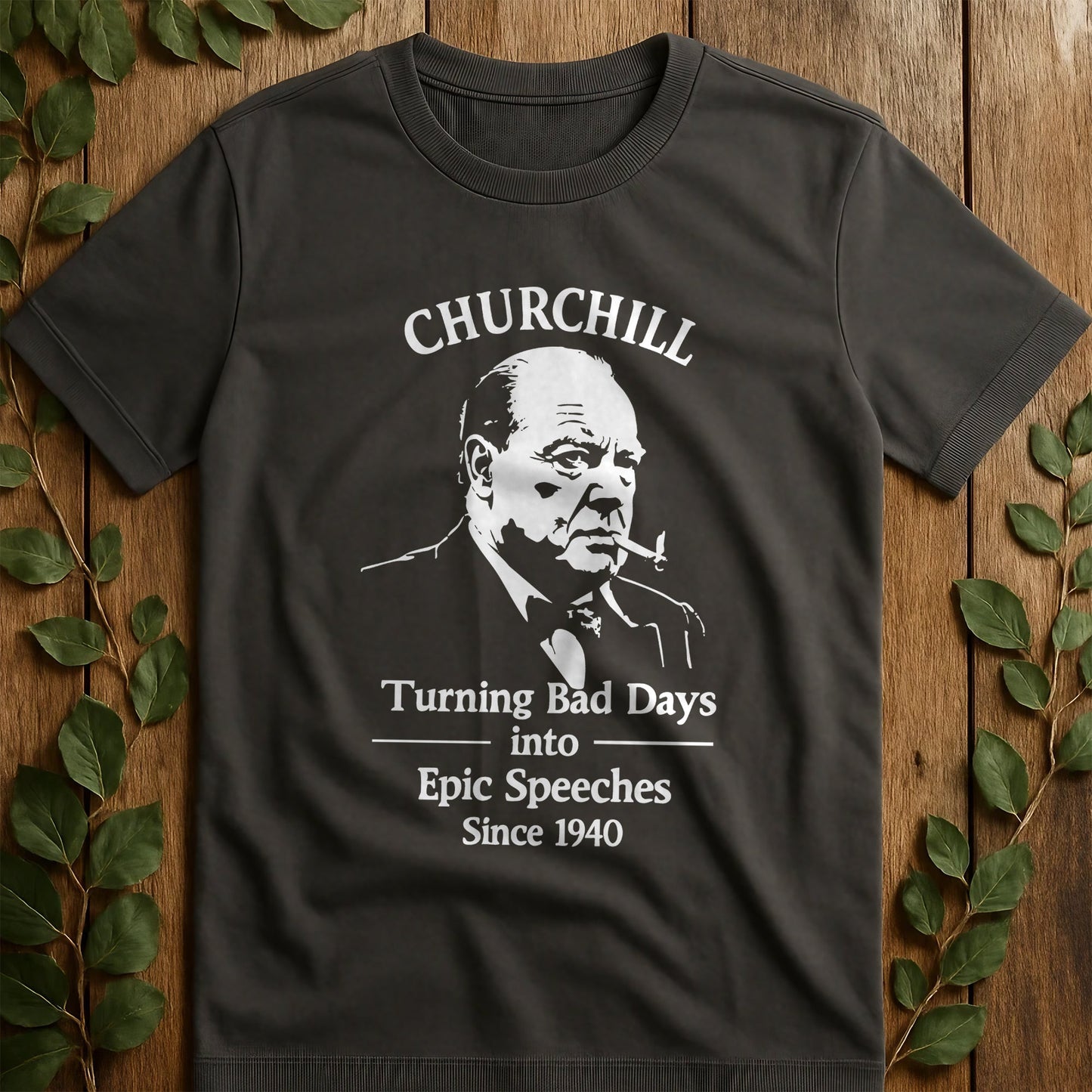 Churchill Speech T-Shirt