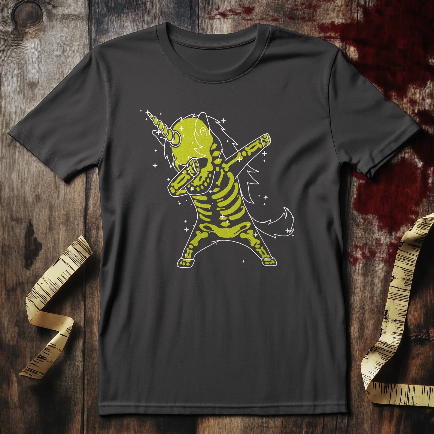 Dabbing Skeleton Unicorn T-Shirt