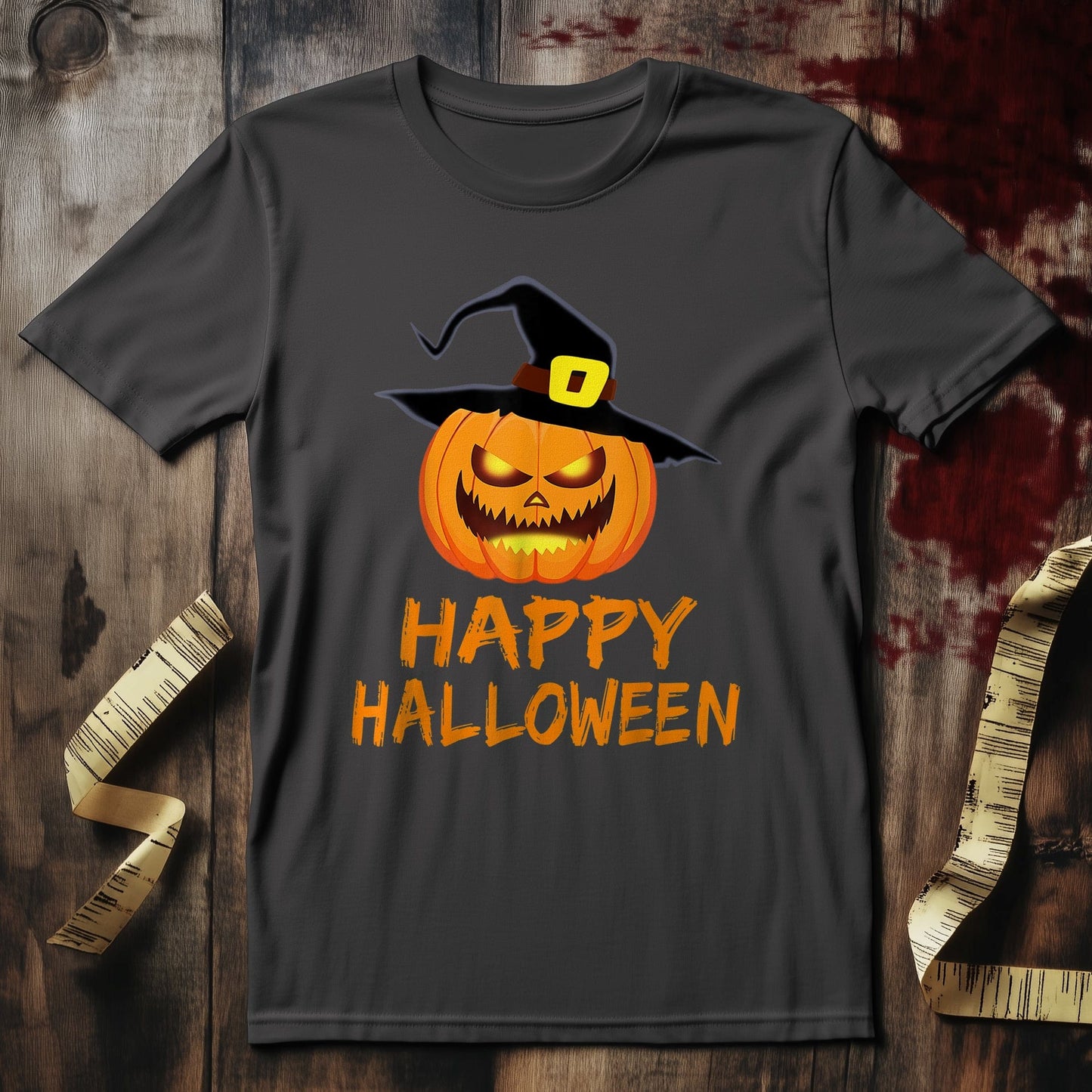 Pumpkin with Hat T-Shirt -