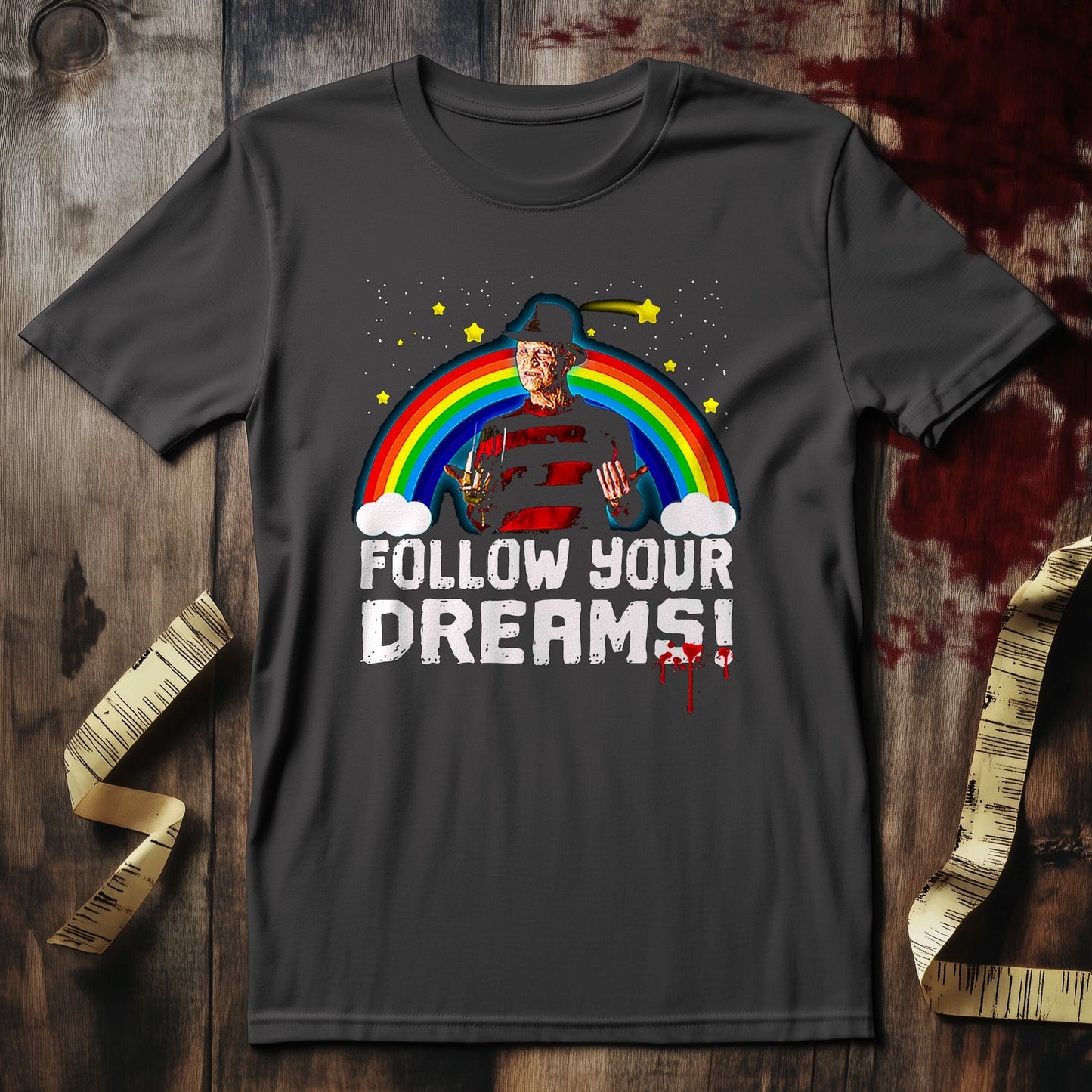 Follow Your Dreams Horror T-shirt