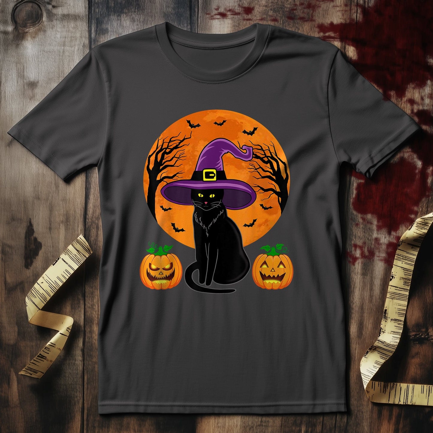 Cute Halloween Cat-tastic T-Shirt ‚Äì