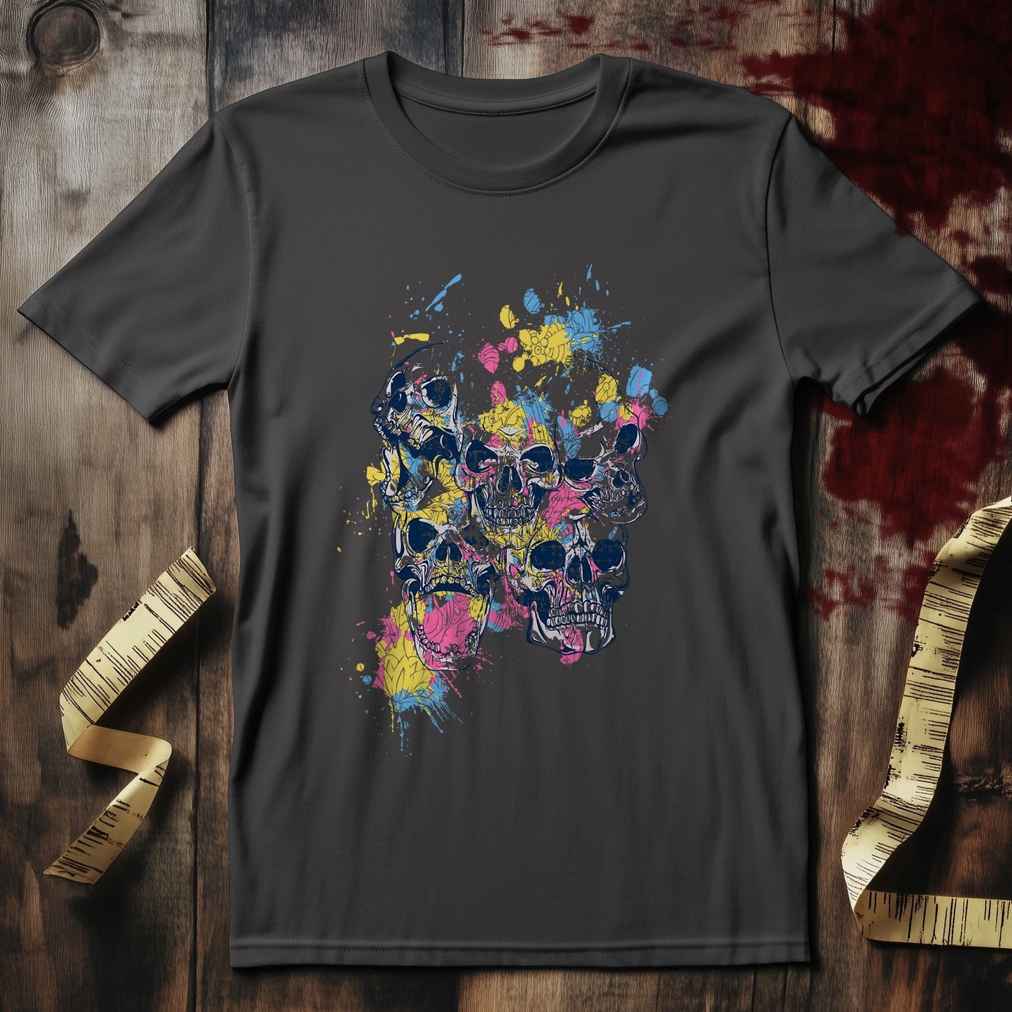 Abstract Skulls T-shirt