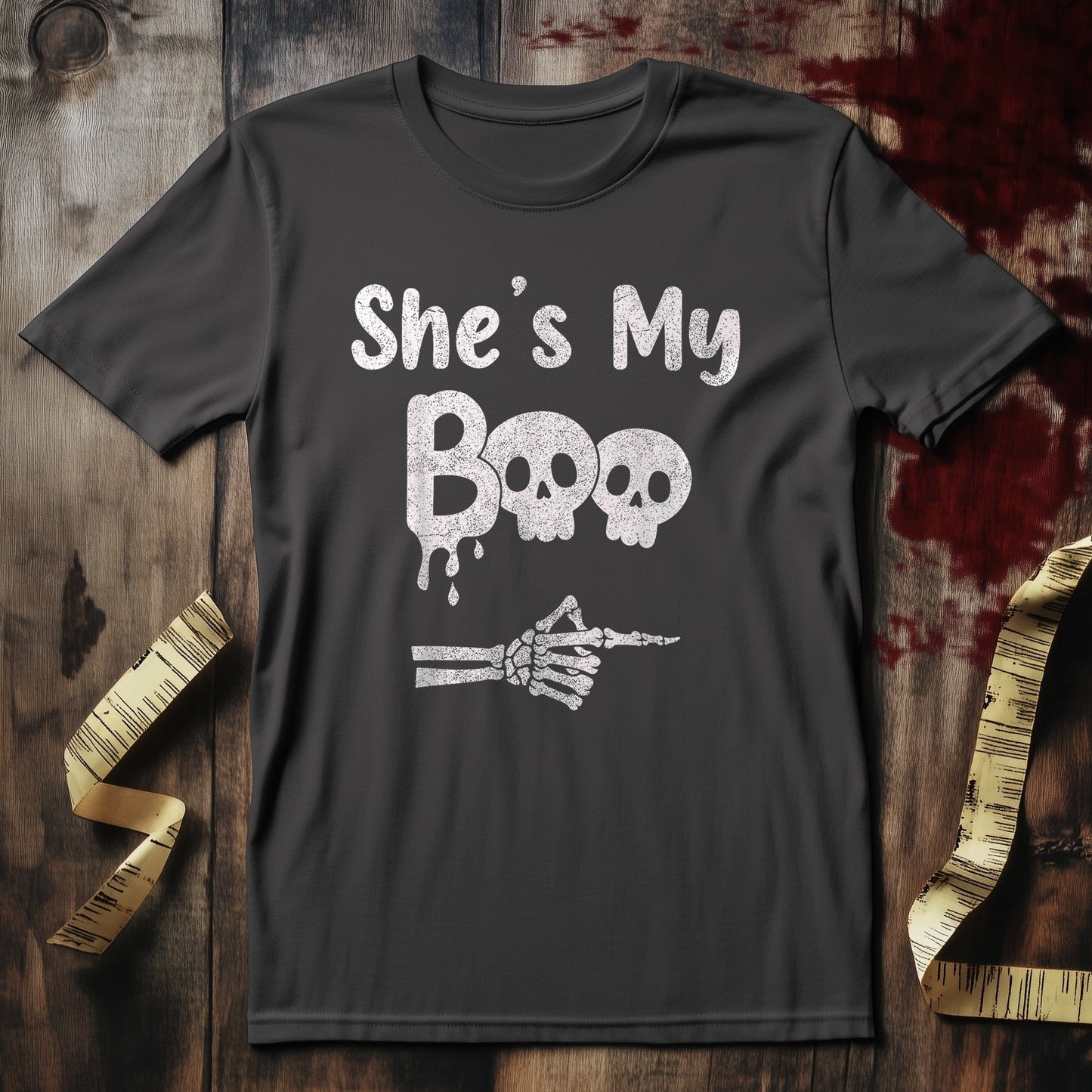 She‚Äôs My Boo Skull Face T-Shirt -