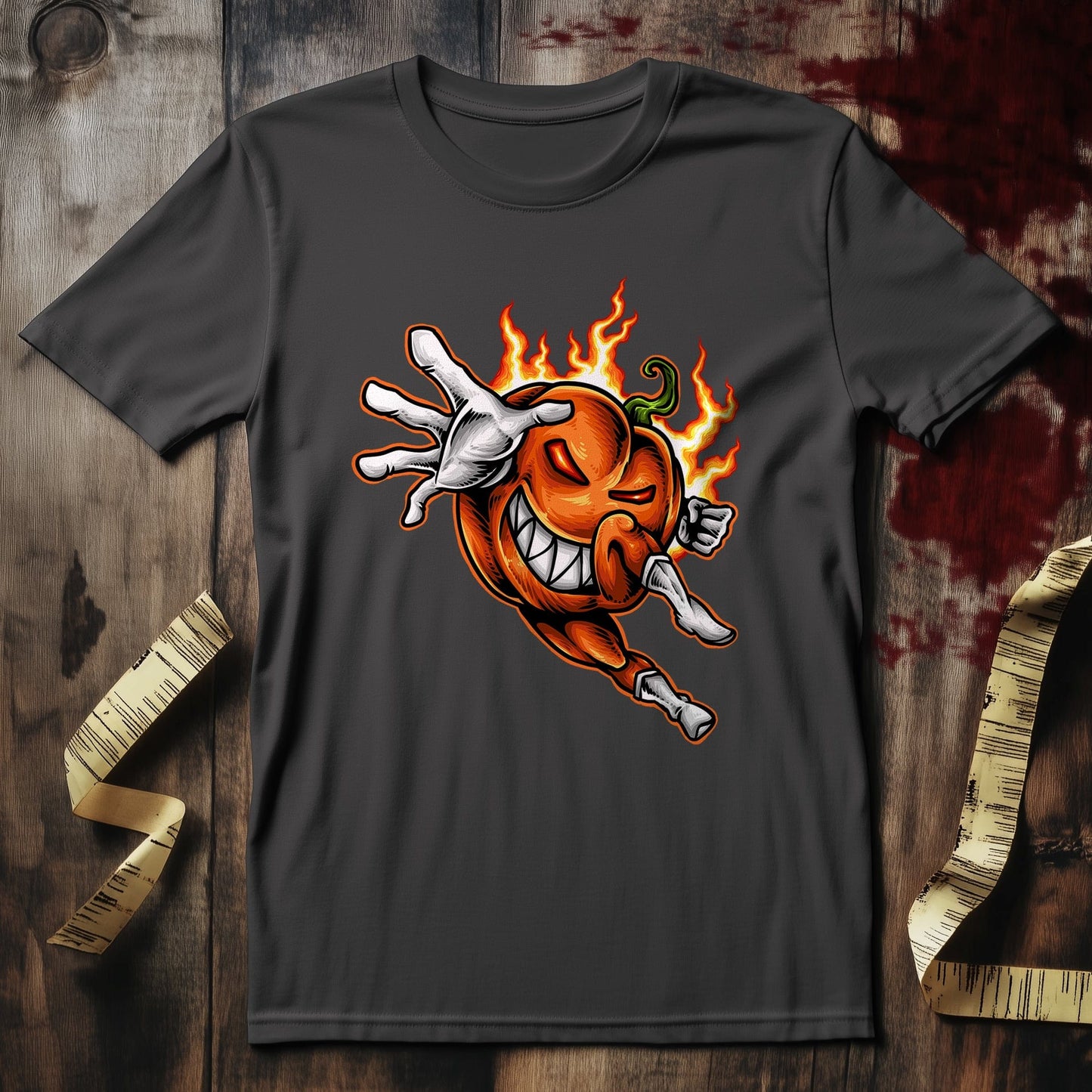 PumpkinHero T-shirt - Fiery Fun &