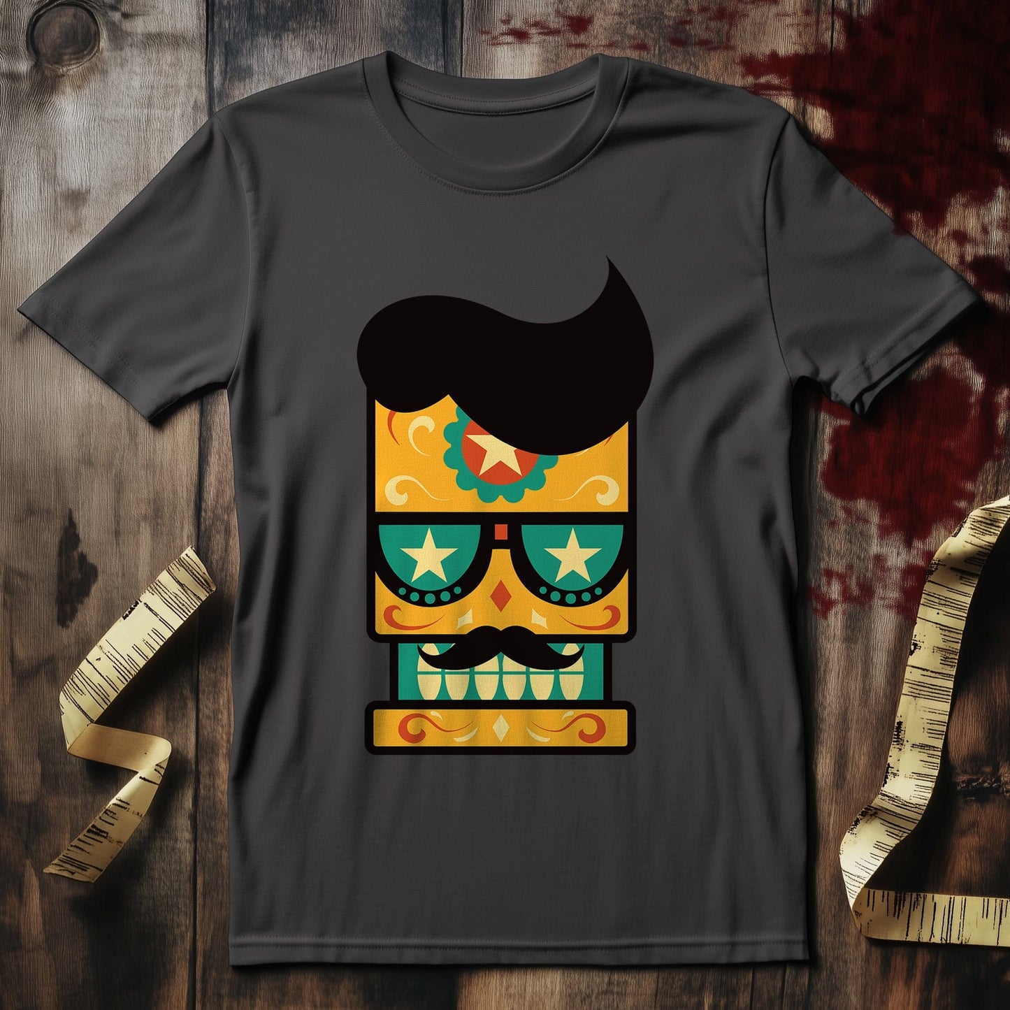 Calabera 7 Skull & Crossbones T-shirt