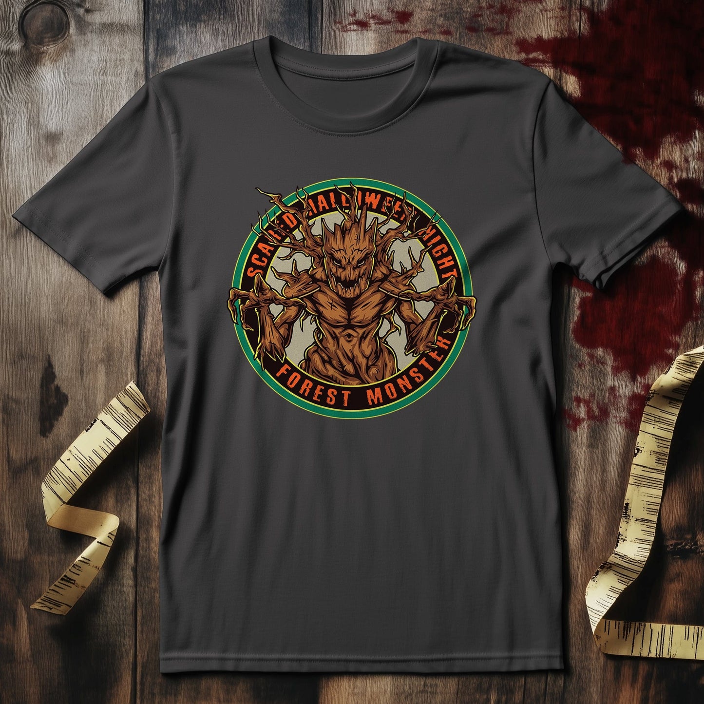 Halloween Night Forest Monster T-shirt