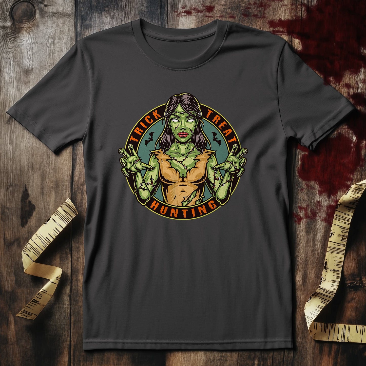 Female Frankenstein T-Shirt - Spookily