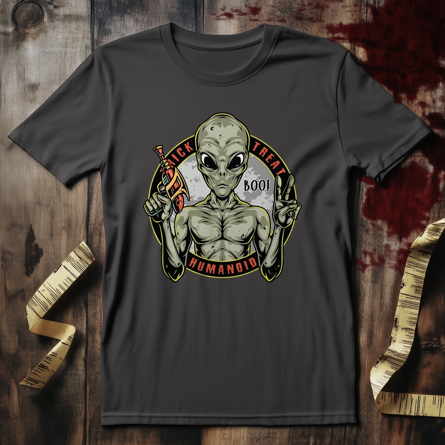 Trick Treat Humanoid T-shirt - Spooky