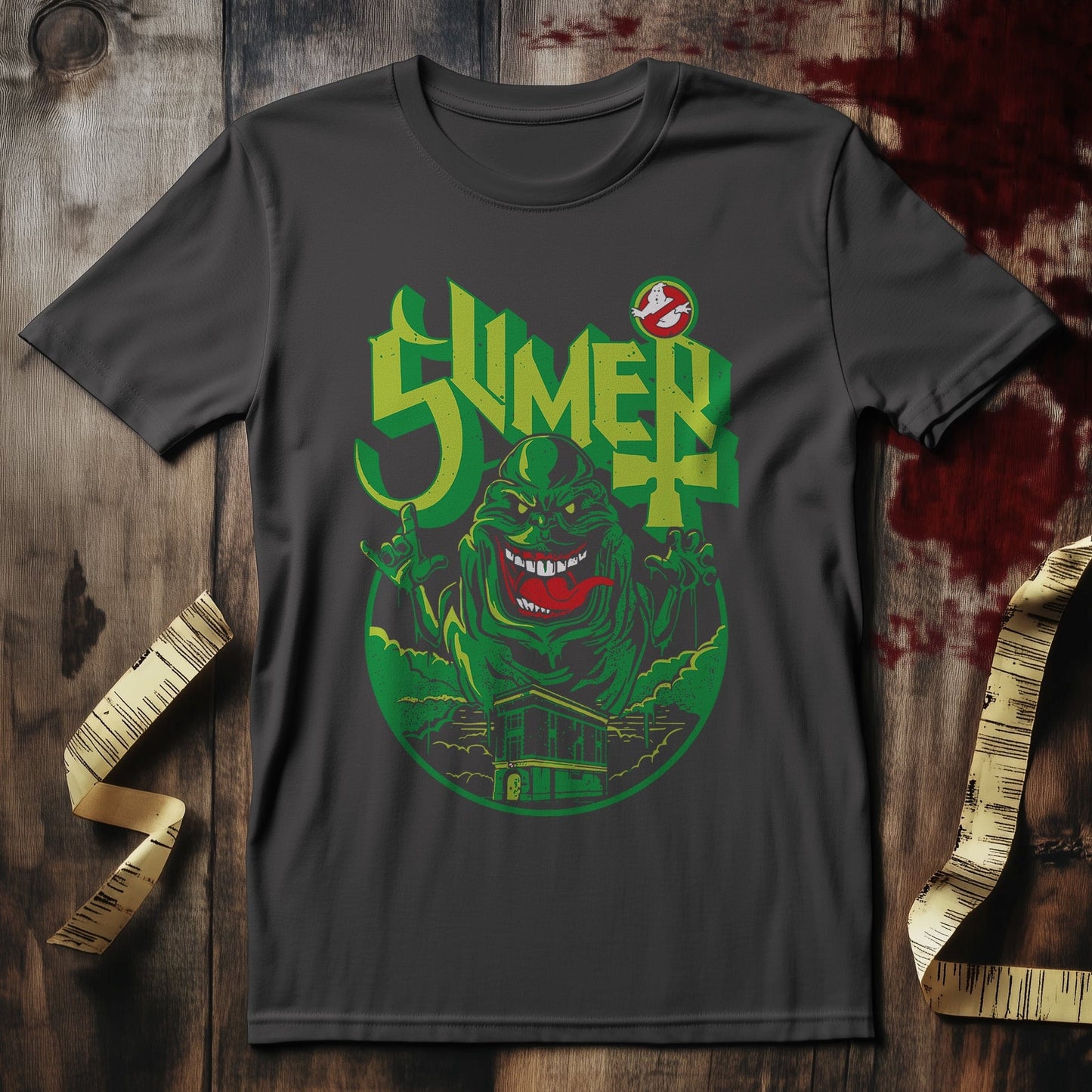 Horror  Slimer Ghostbusters t-shirt