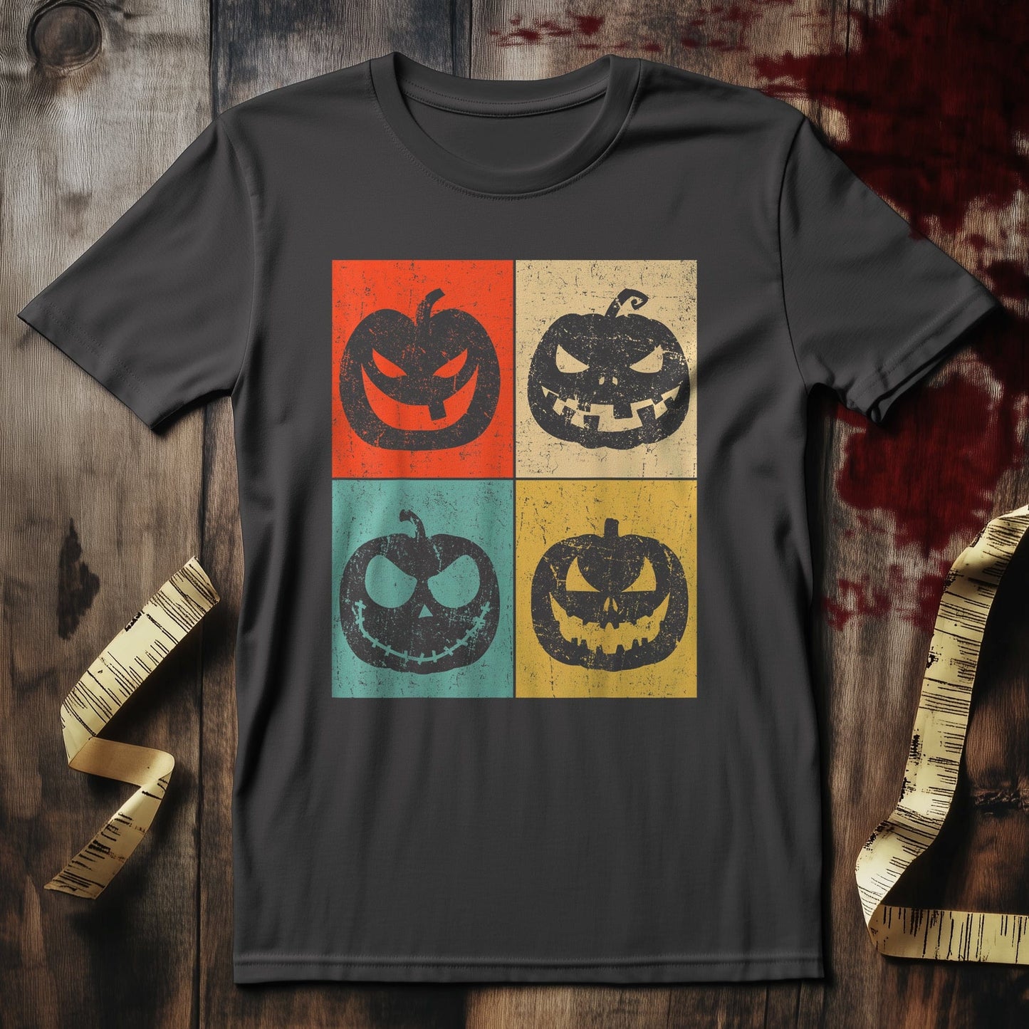 Vintage Halloween Pumpkin T-Shirt for