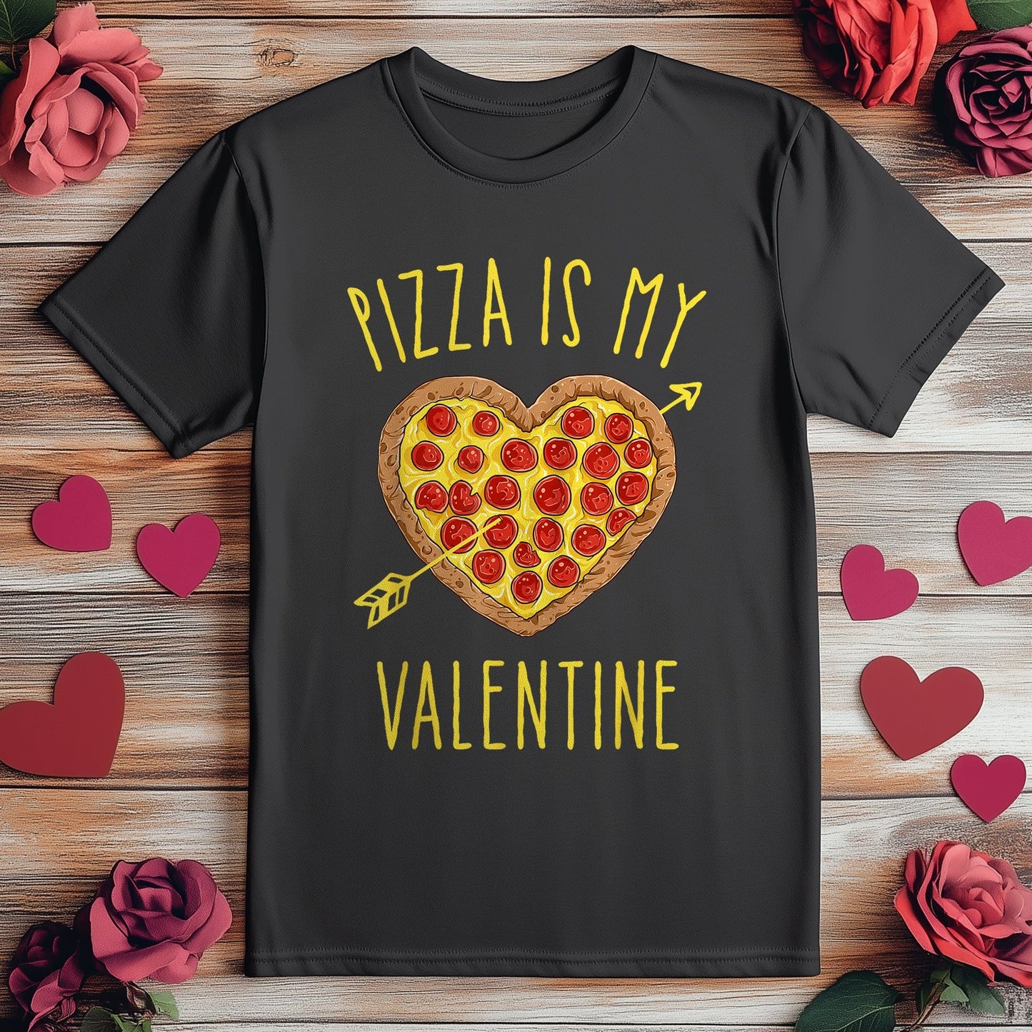 Pizza Is My Valentine T-shirt