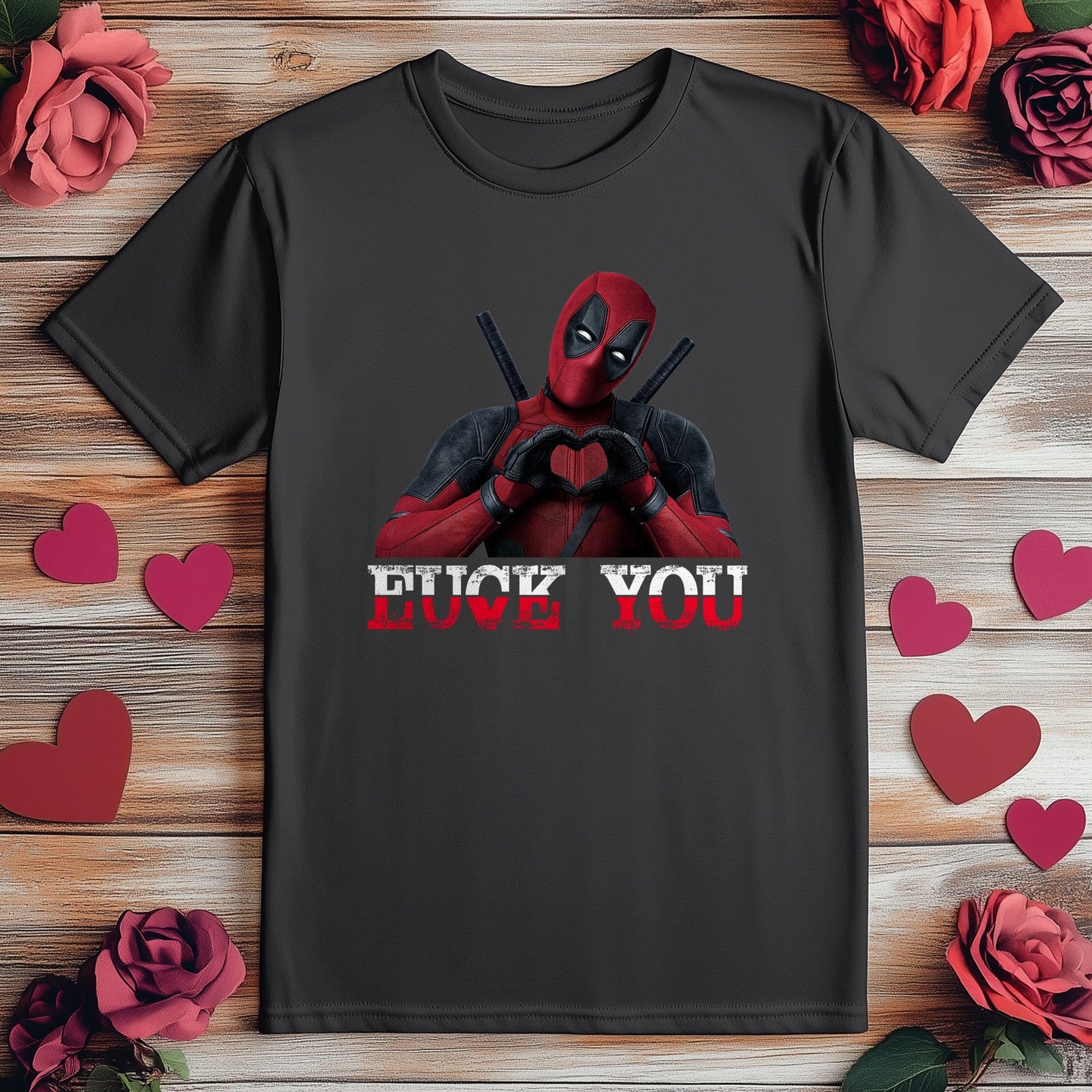 Deadpool Love You T-shirt