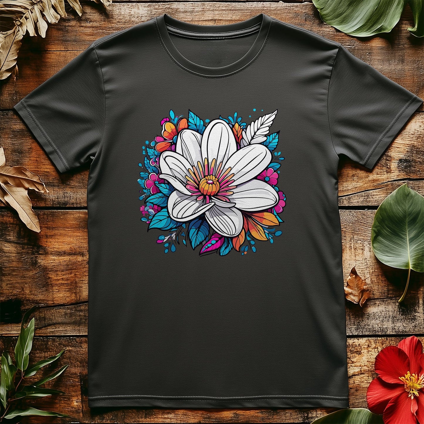 Flower61 T-Shirt - Blooming with
