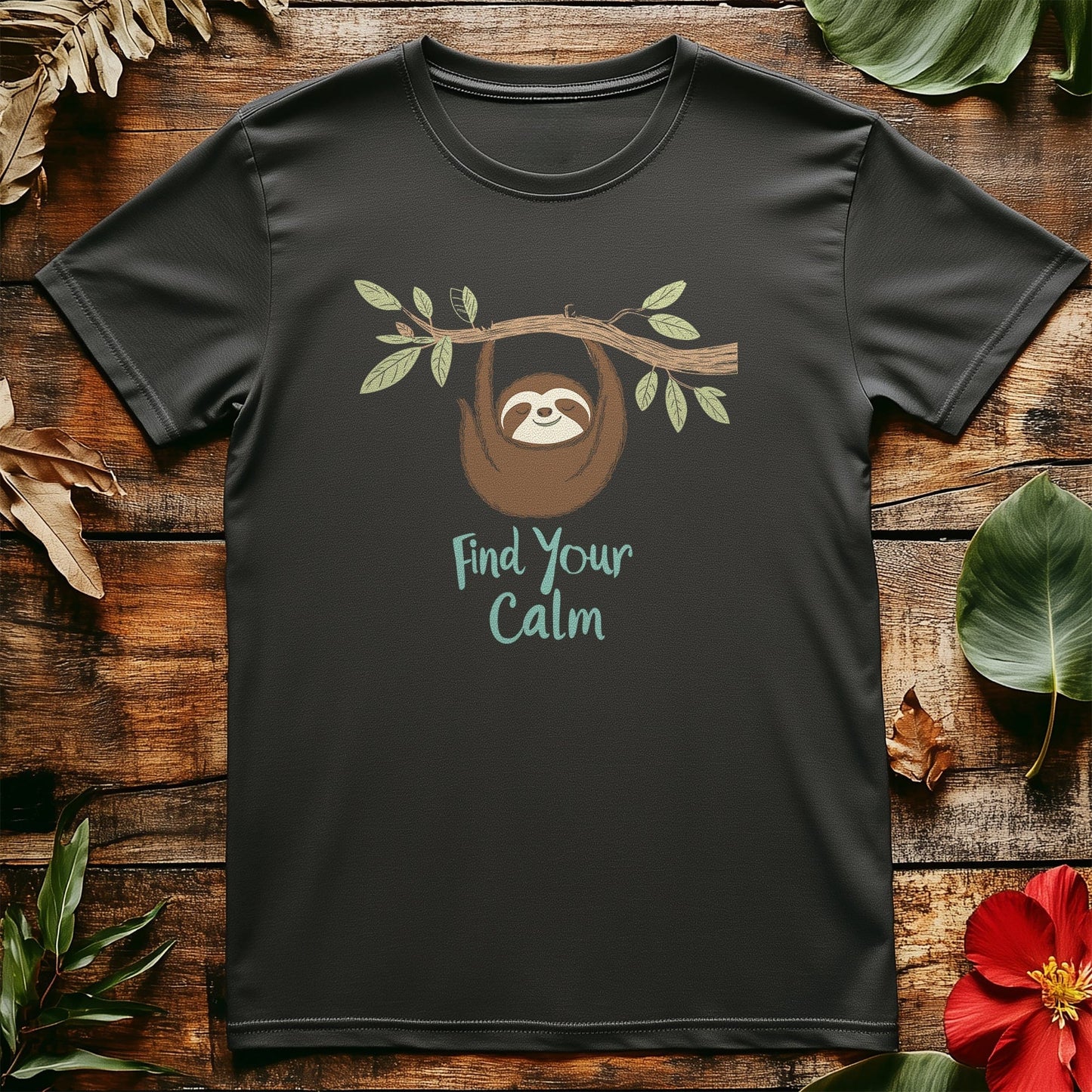 Find Your Calm 5 T-Shirt - Sloth Mode