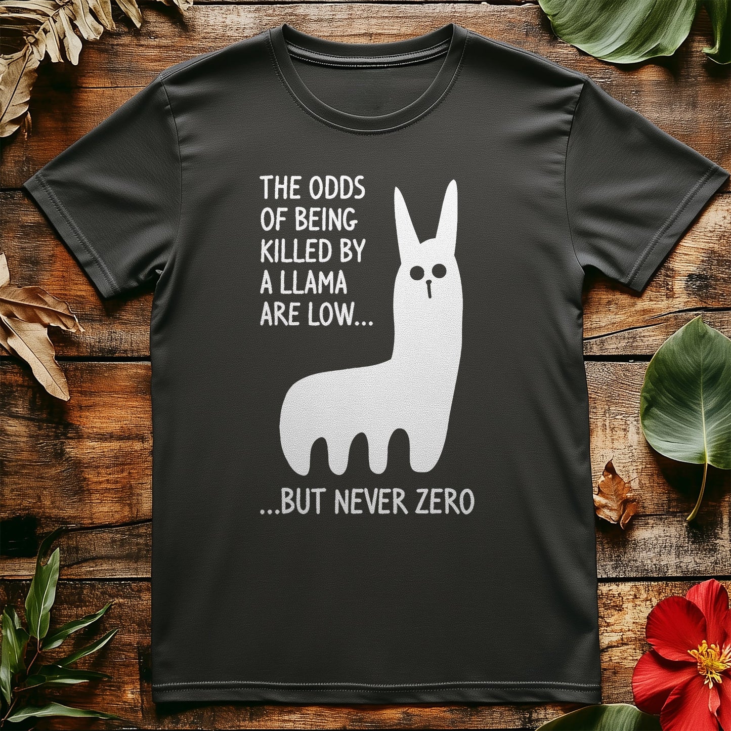 Killed By A Llama Are Low T-shirt