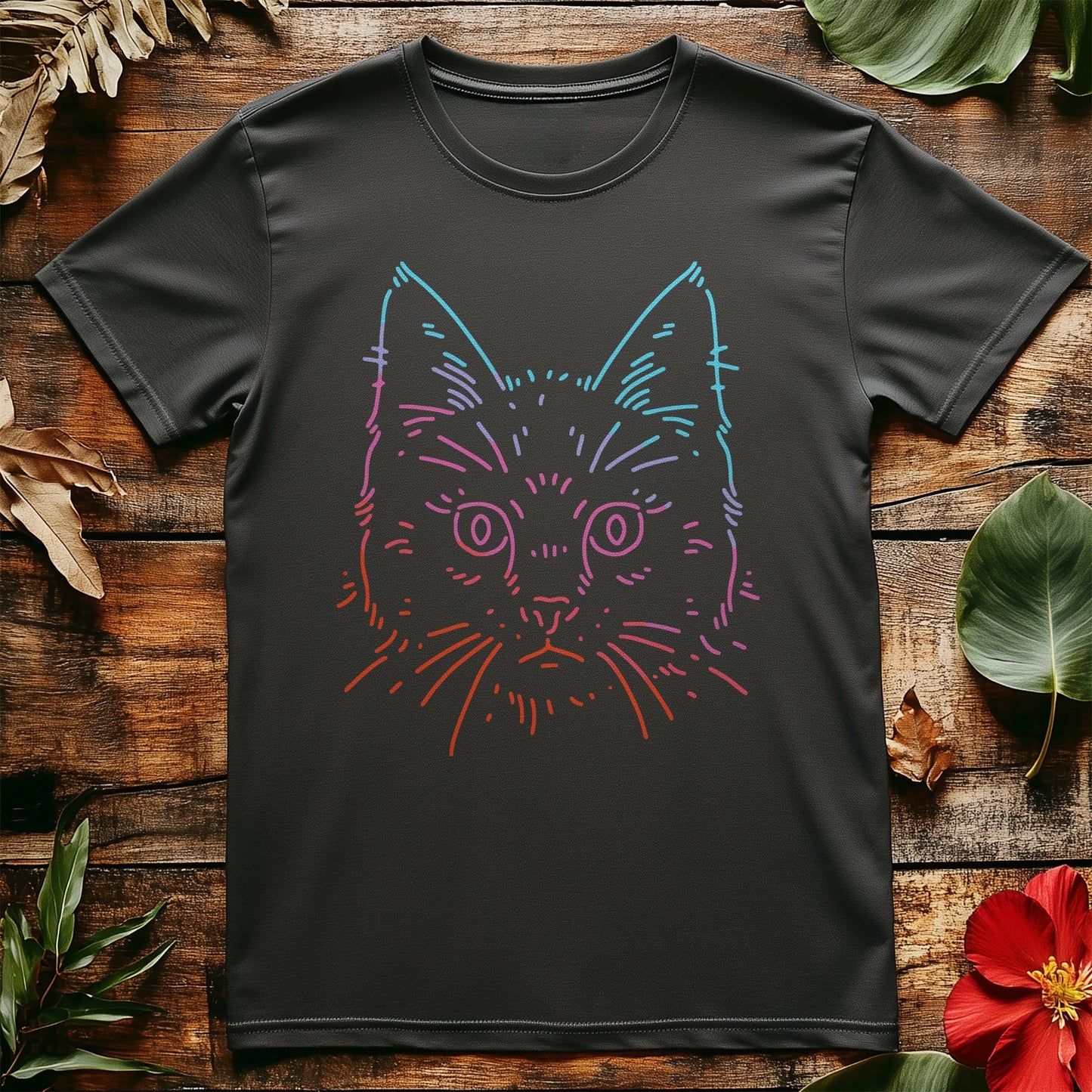 Color Cat Pencil T-Shirt