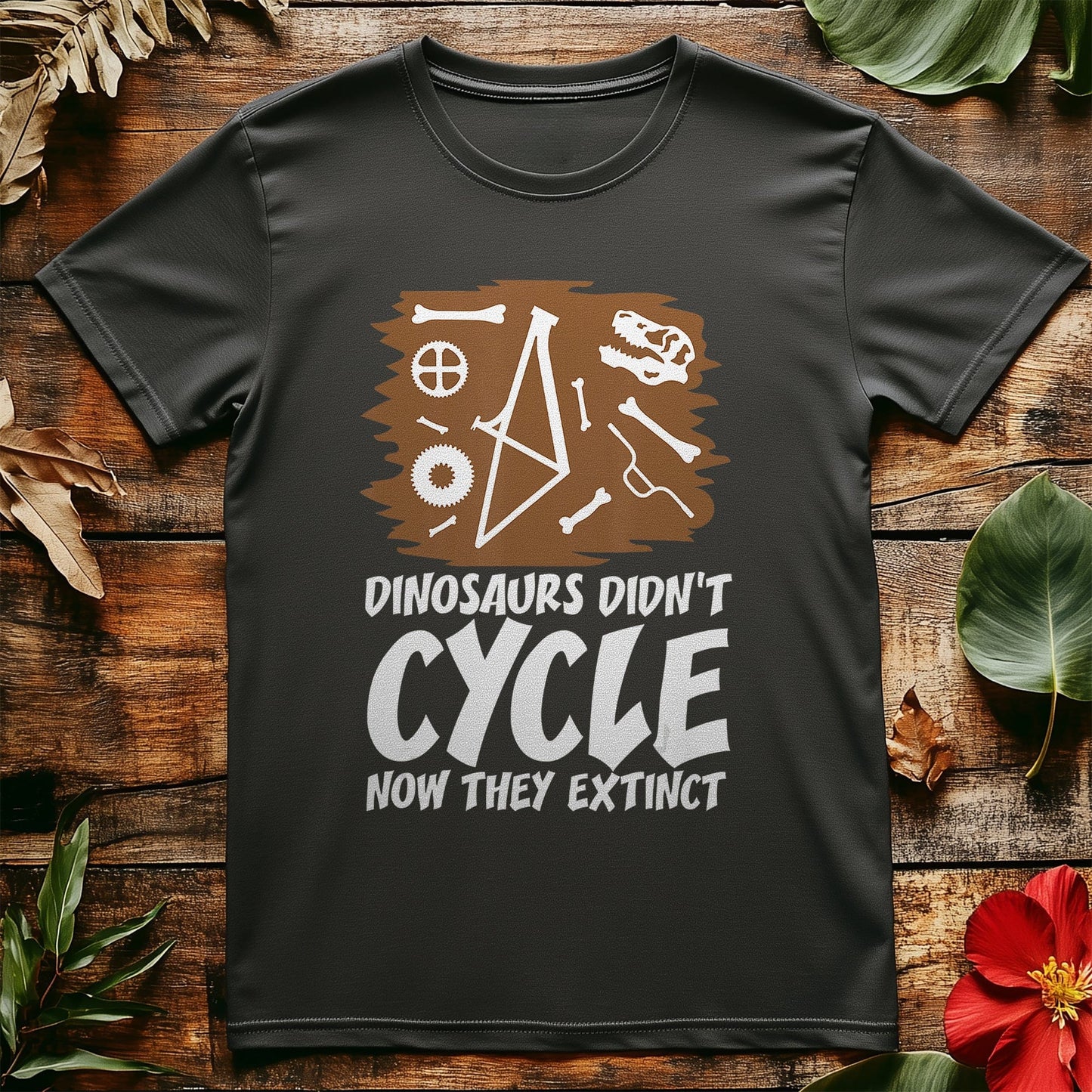Cycling with Dinosaurs T-Shirt